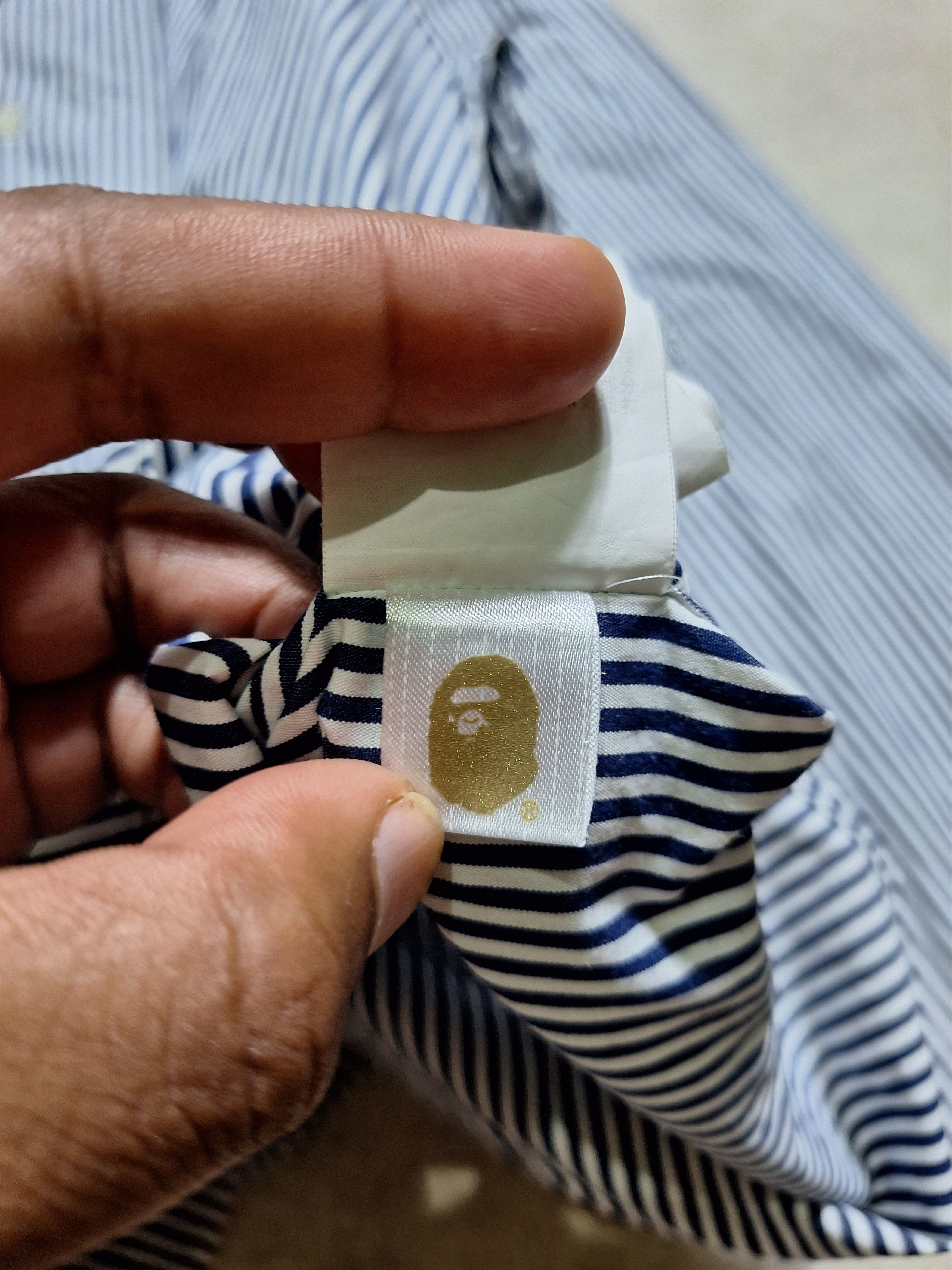 Bape B Stripe Shirt Size US M / EU 48-50 / 2 - 6 Thumbnail