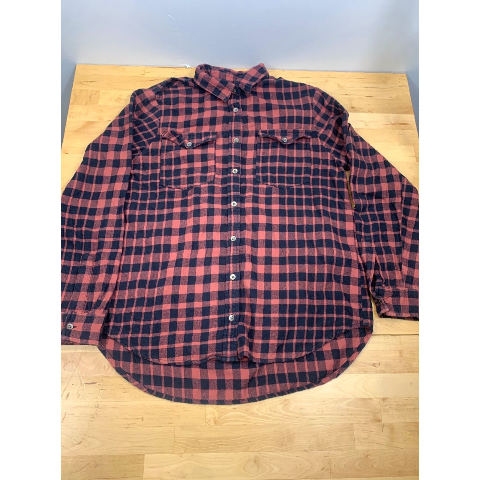 Billabong Billabong Plaid Button-Down Shirt Mens L Long Sleeve Flannel Cotton Red Black Multicolor 90s Retro Hipster Rockabilly Classic Casual Button-Up Size US L / EU 52-54 / 3 - 3 Thumbnail