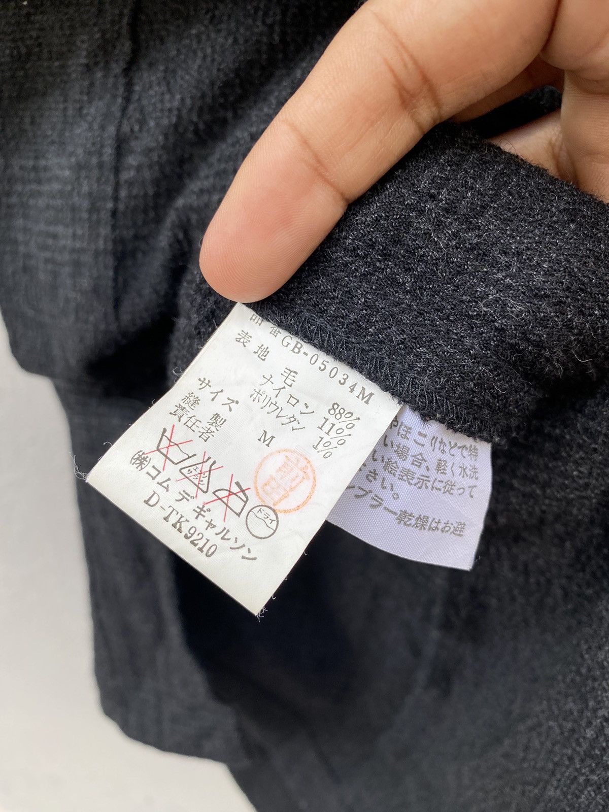 Comme des Garcons × Rei Kawakubo × Vintage 🔥RARE🔥1980s Comme des Garçons Glen Check Back Button Dress Size M / US 6-8 / IT 42-44 - 9 Thumbnail