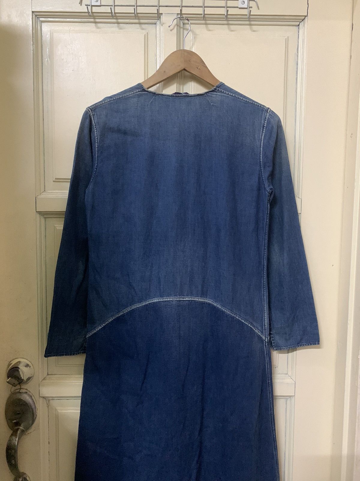 45rpm × Indigo 💥Vtg 45rpm Indigo Blue Dress Shirt Size M / US 6-8 / IT 42-44 - 3 Thumbnail