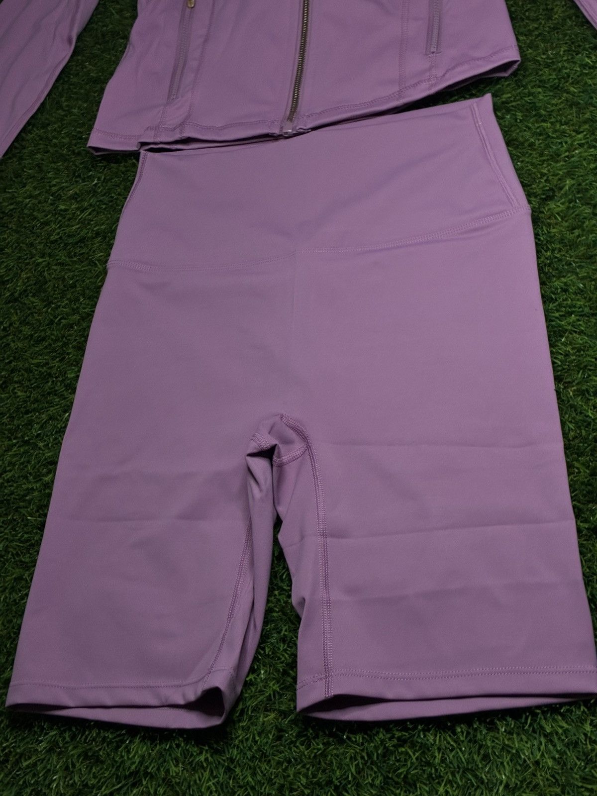 Lululemon Define Pink Lululemon Cropped Jacket And Shorts Size S / US 4 / IT 40 - 4 Thumbnail