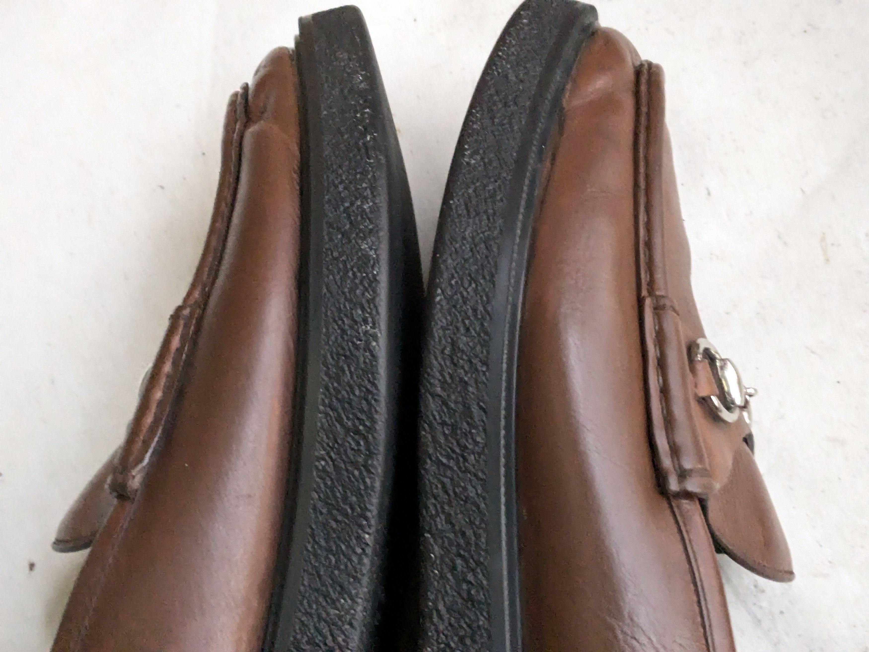 Gucci Gucci Horsebit Driving Loafers Brown Leather 10 Buckle Size US 10 / EU 43 - 6 Thumbnail