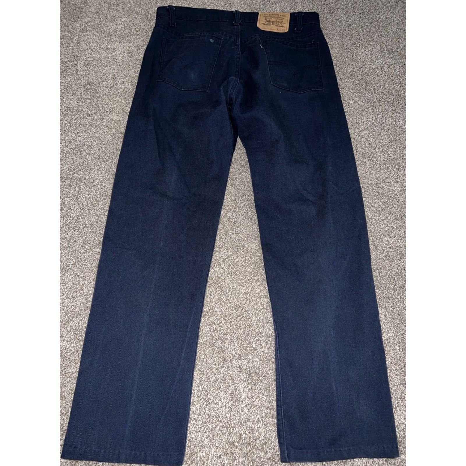 Levi's VINTAGE Levi's Jeans Men Straight Fit 34x32 Blue Casual Fashion Size US 34 / EU 50 - 4 Thumbnail