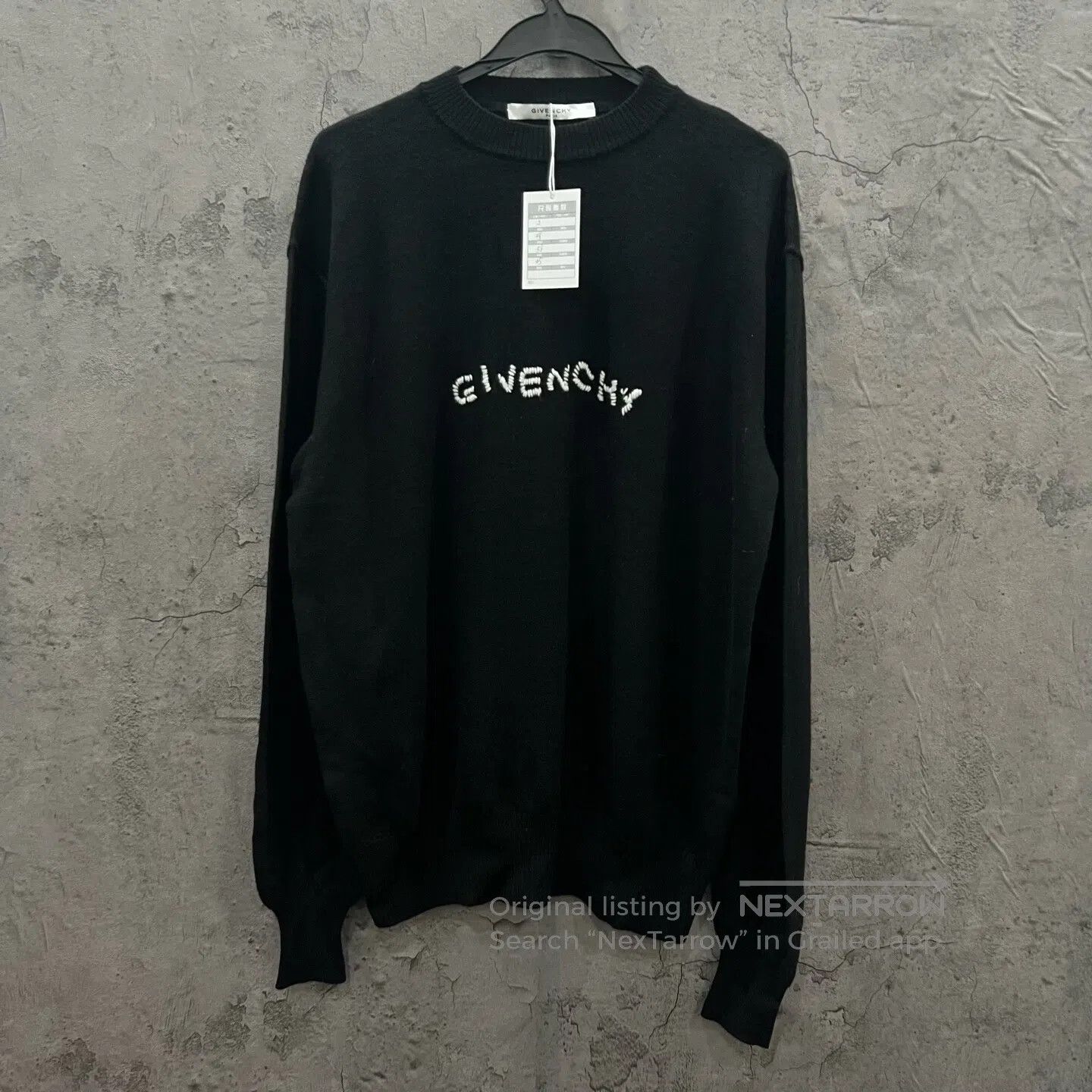 Givenchy Givenchy Embroidered Letter Logo Sweater| Size US S / EU 44-46 / 1 - 1 Thumbnail