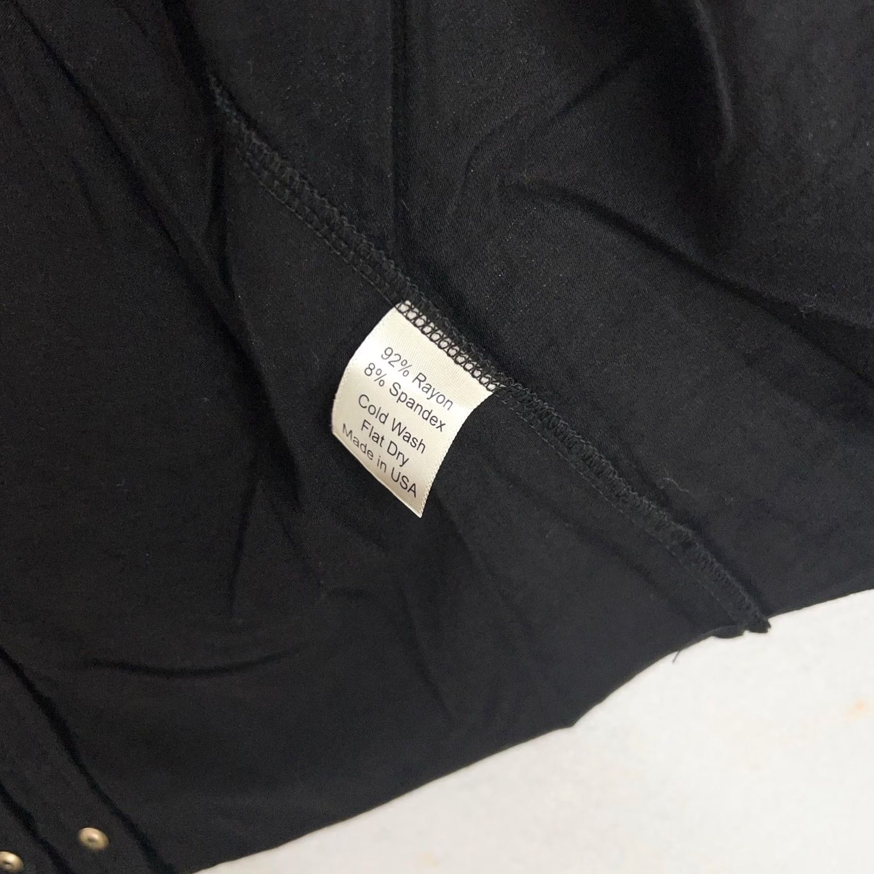 Vintage Testimony Los Angeles Cardigan Womens Small Black Drape Open Studded Jacket Y2K Size S / US 4 / IT 40 - 5 Thumbnail