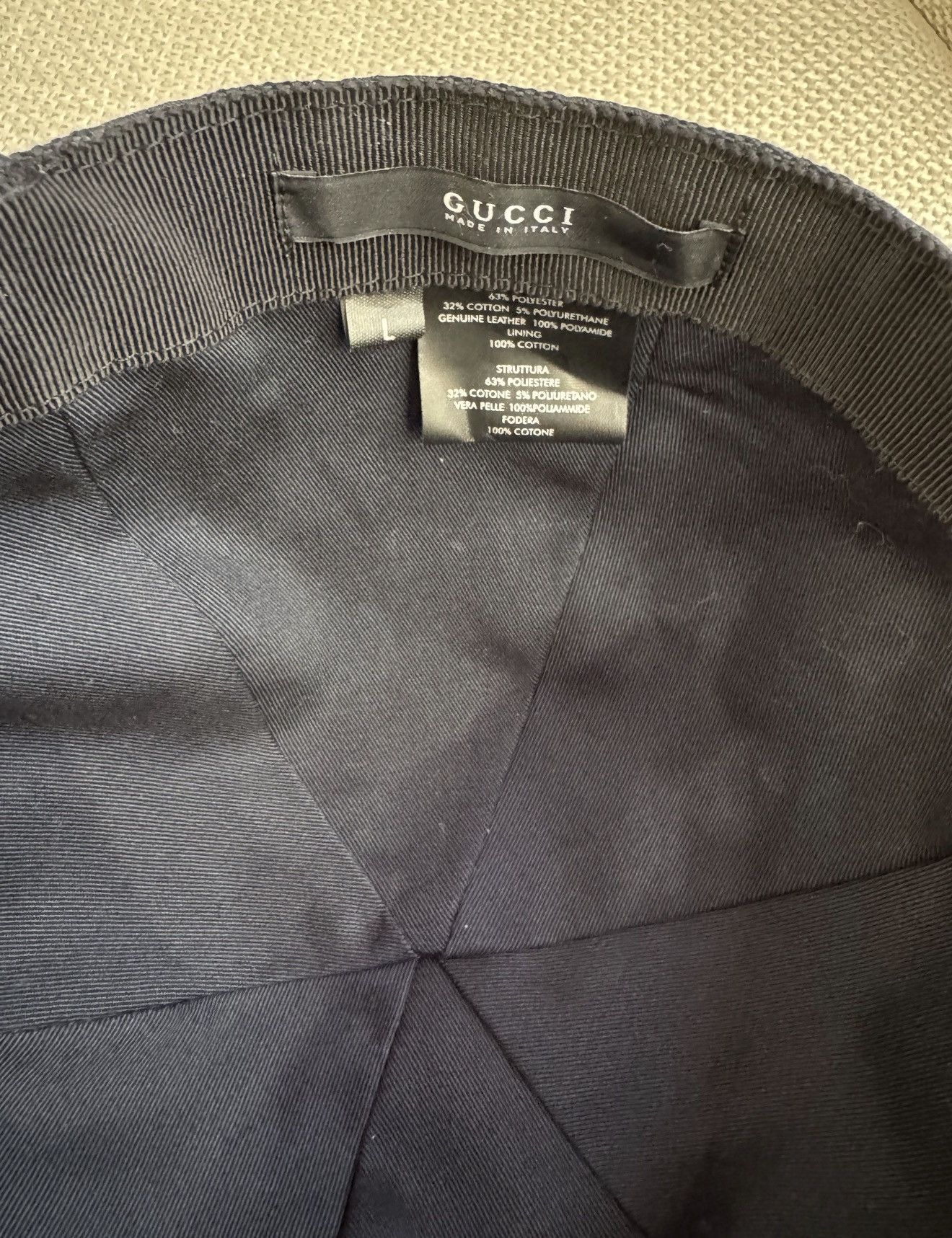 Gucci GUCCI Tom Ford SS 2004 Monogram Web Cap Demna Nettspend GG Size ONE SIZE - 6 Thumbnail