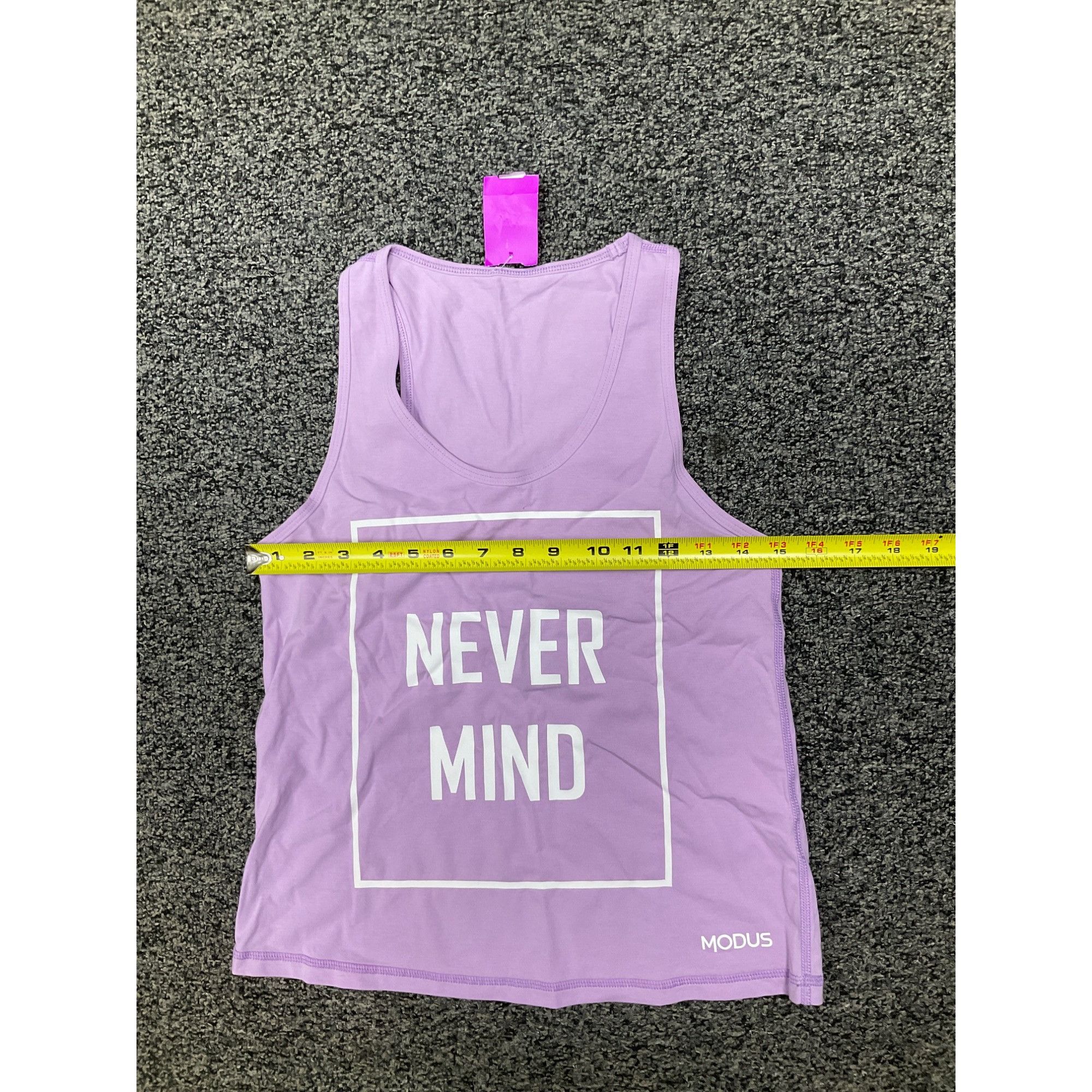 Other Modus Lavender "Never Mind" Womens Racerback Tank Top S Size S / US 4 / IT 40 - 7 Thumbnail