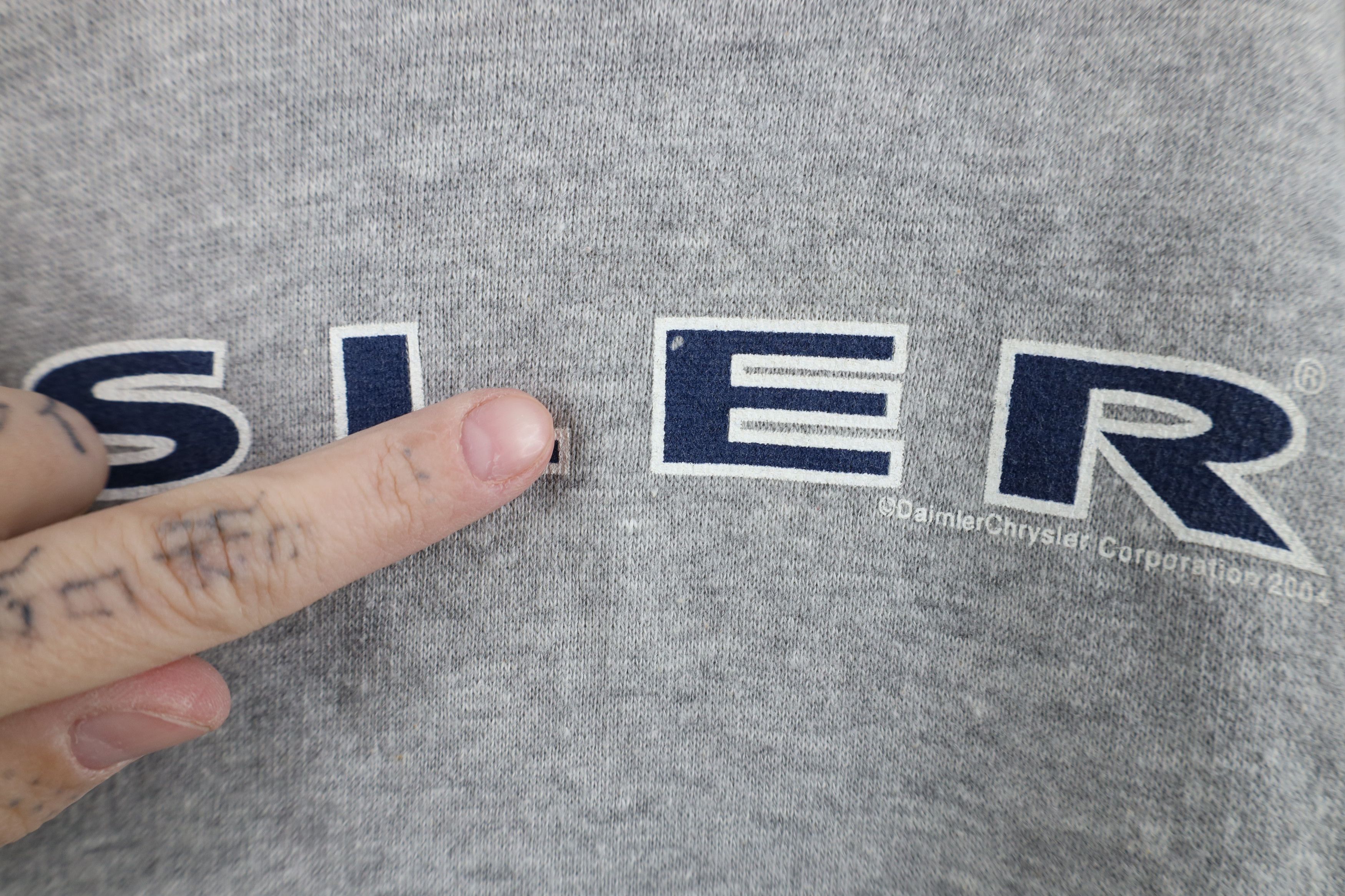 Vintage Vintage Y2K 2004 Daimler Chrysler Hoodie Sweatshirt Gray Size US M / EU 48-50 / 2 - 4 Thumbnail