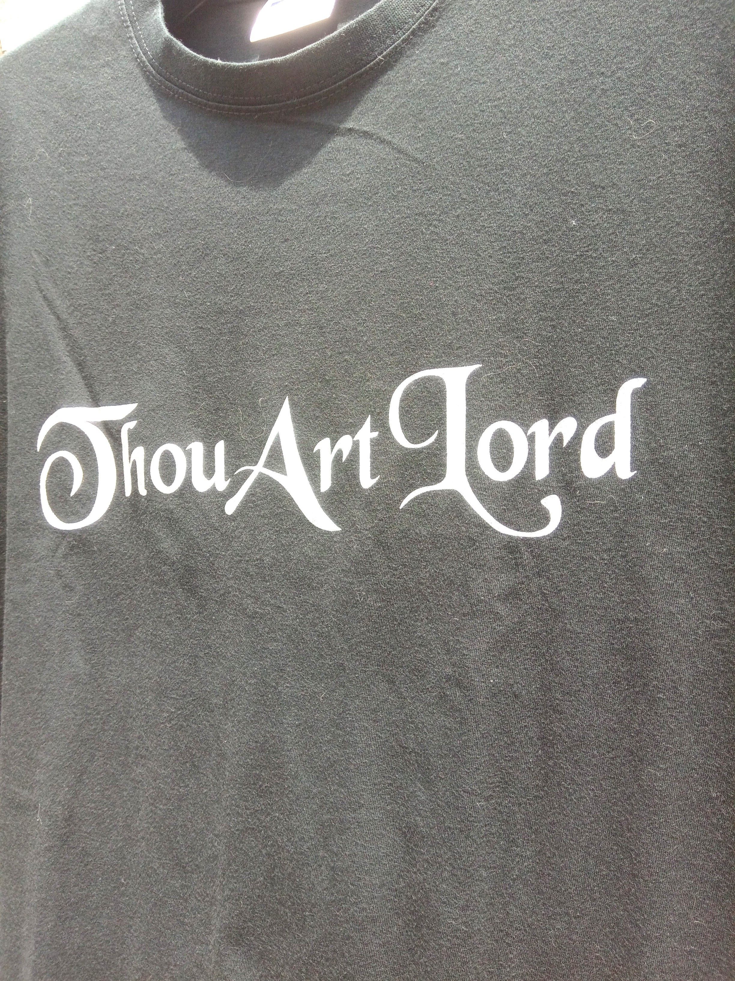 Band Tees × Vintage Vintage THOU ART LORD Size US L / EU 52-54 / 3 - 2 Thumbnail