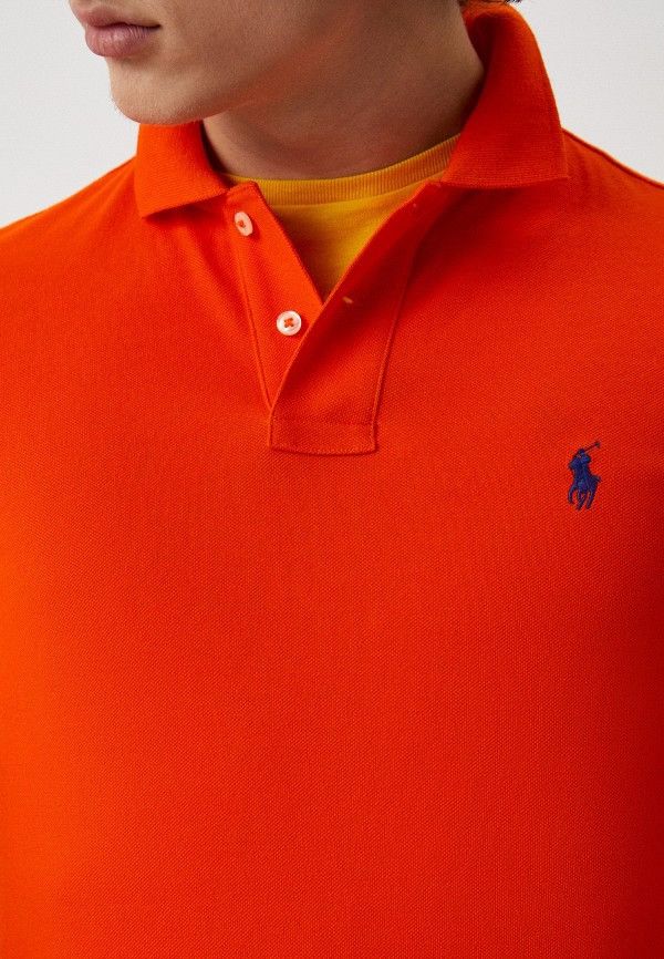Polo Ralph Lauren 🔥 Ralph Lauren Classic Polo – Bright Orange Minimalist Y2K Size US M / EU 48-50 / 2 - 13 Thumbnail