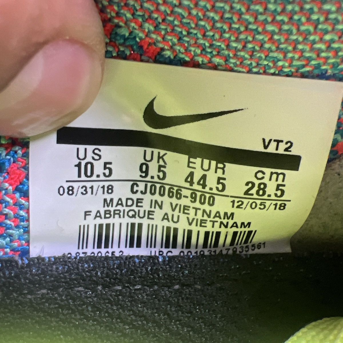 Nike Air VaporMax 2 random Size US 10.5 / EU 43-44 - 8 Thumbnail