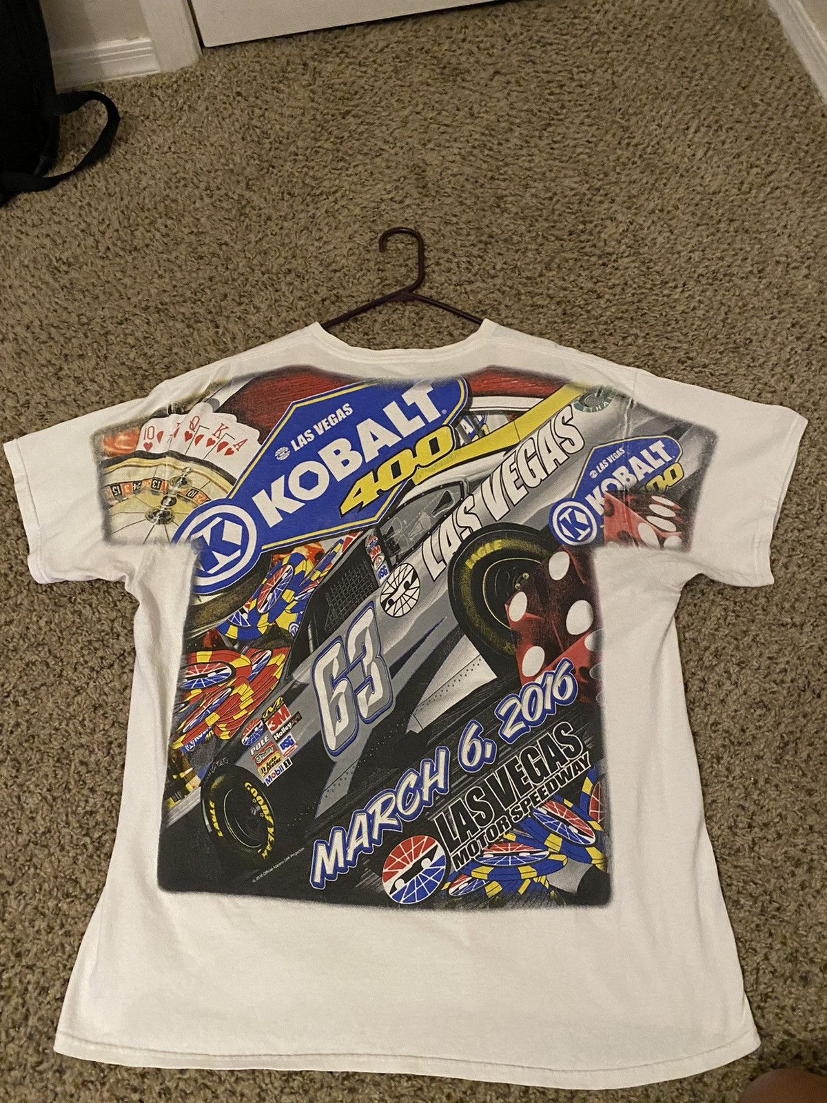 Vintage VINTAGE RACE CAR TEE Size US L / EU 52-54 / 3 - 2 Thumbnail
