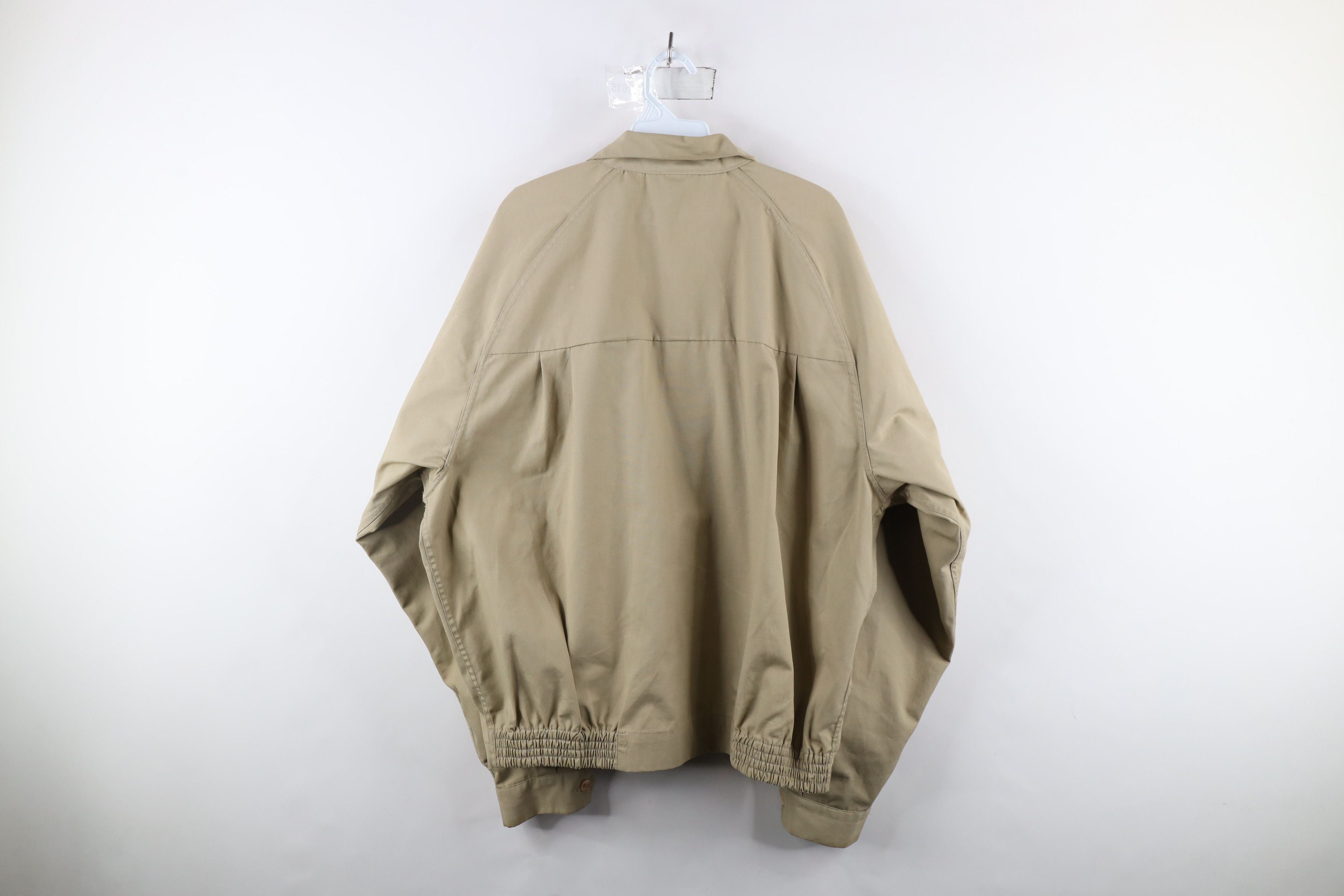 Vintage Vintage 90s Streetwear Cafe Racer Bomber Jacket Beige Size US XL / EU 56 / 4 - 15 Thumbnail