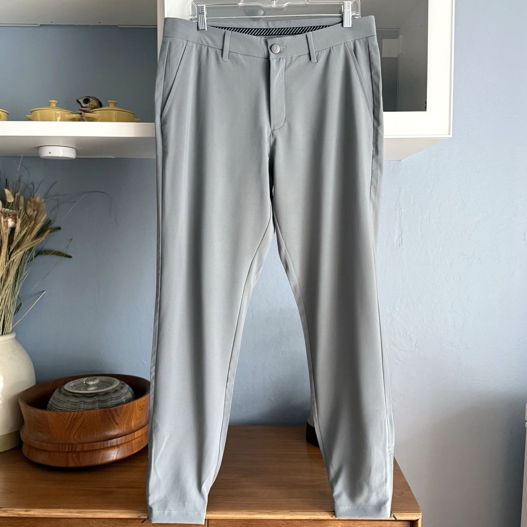 Vintage Primo Mens Light Grey Golf Jogger Pants Size 33 Regular Size US 33 - 2 Thumbnail