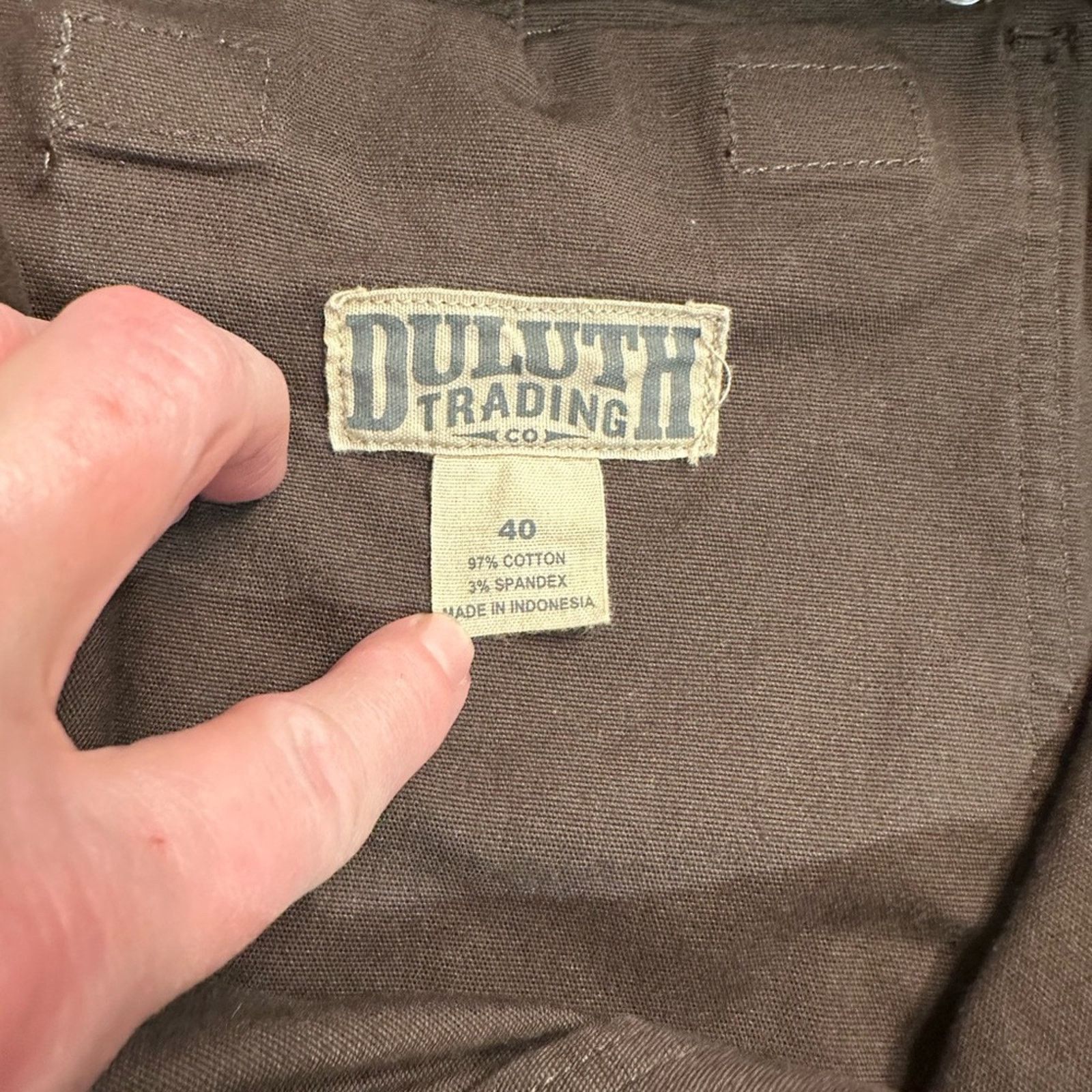 Duluth Trading Company Duluth Trading Co Flex Firehose40 Charcoal Gray Cargo Shorts Size US 40 / EU 56 - 6 Thumbnail