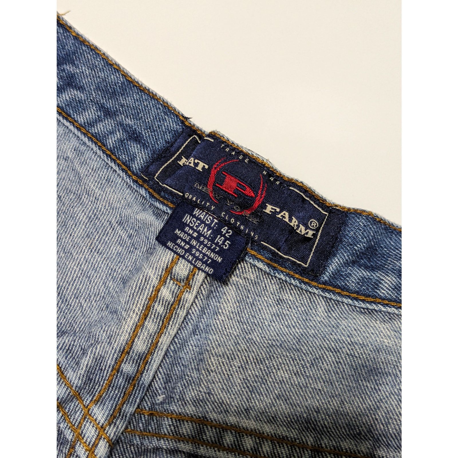Phat Farm Vintage Y2K Phat Farm Carpenter Shorts Denim Cargo Jorts 42 Size US 42 / EU 58 - 6 Thumbnail
