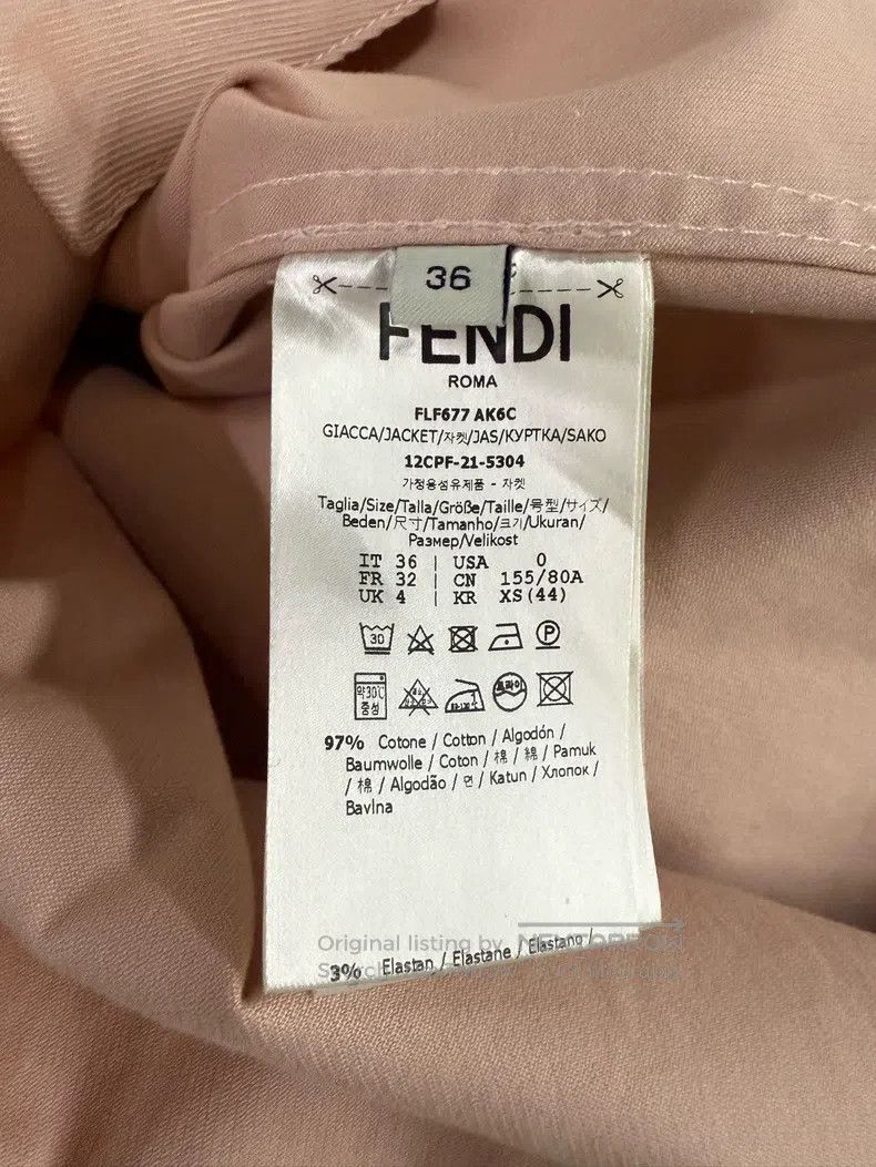 Fendi Fendi All-over print lapel coat Size 4XL / US 24-26 - 8 Thumbnail