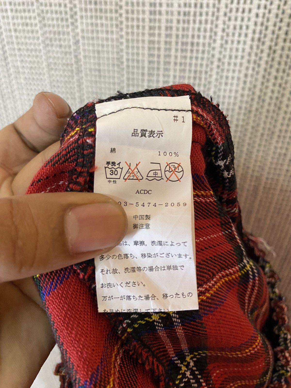 If Six Was Nine × Japanese Brand × Seditionaries ‼️ACDC RAG GOTHIC PUNK PANT MULTIZIP TARTAN‼️ Size US 28 / EU 44 - 6 Thumbnail