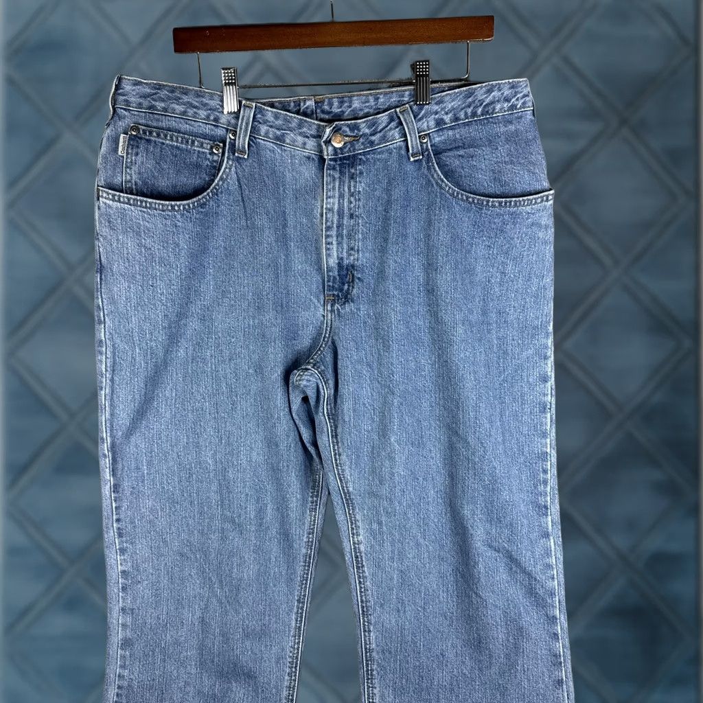 Carhartt Carhartt Jeans Womens 18x30 Blue High Rise Relaxed Fit WB 160 AIO Denim Workwear Jeans Size 40" / US 18 - 1 Thumbnail