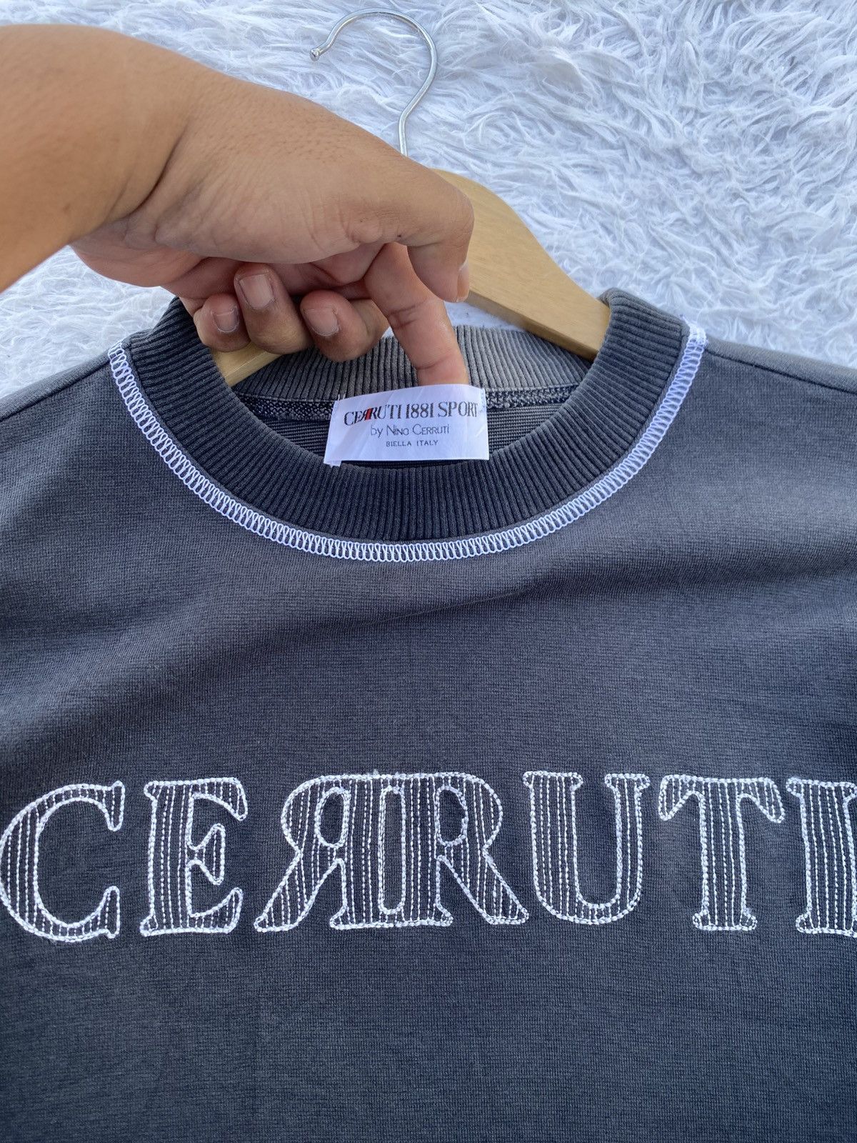 Cerruti 1881 Rare Vintage Cerrutti 1881 Sports Spellout Sweater Size US M / EU 48-50 / 2 - 6 Thumbnail
