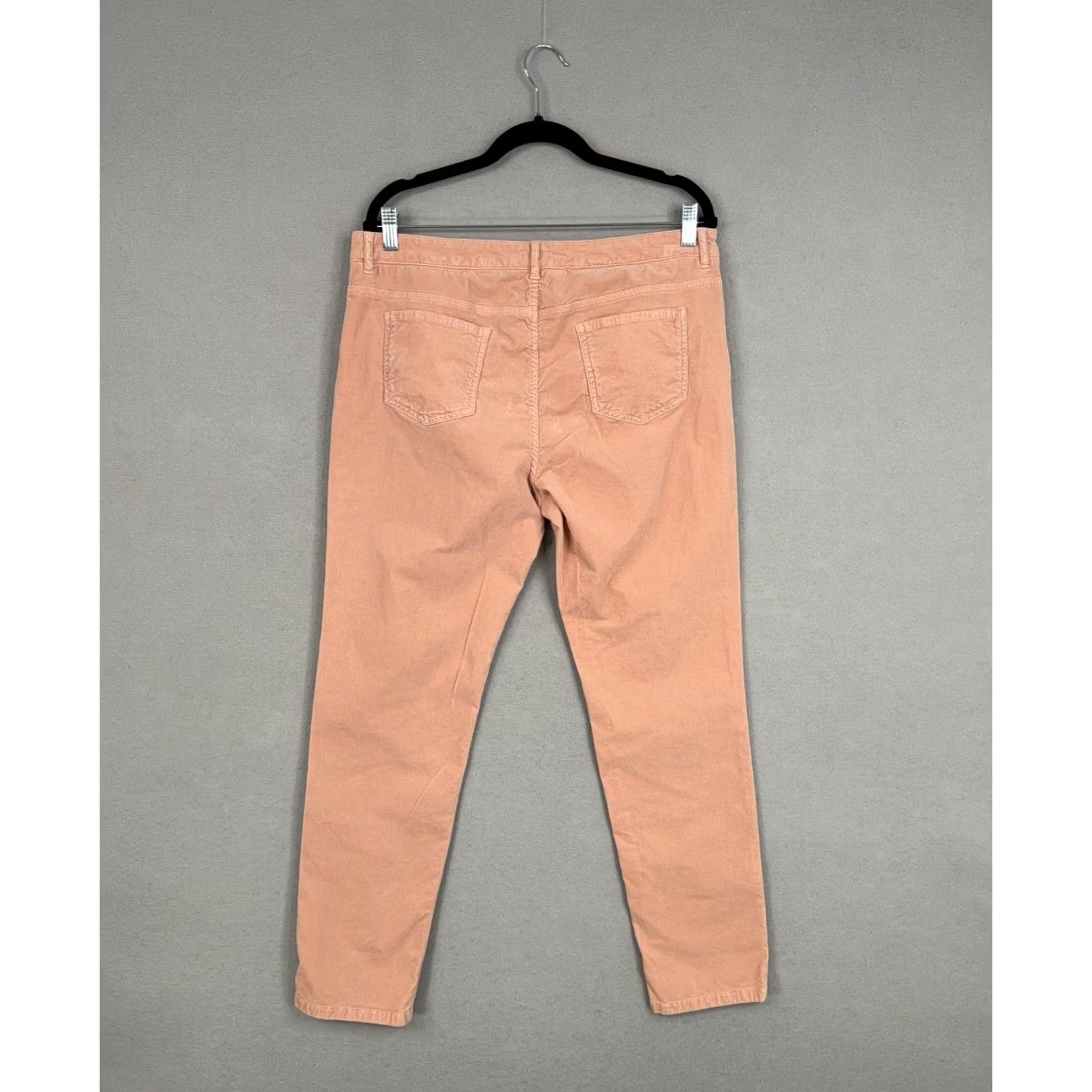 J.McLaughlin J McLaughlin Pants Womens 14 Pink Peach Stretch Ankle Chino Casual City Preppy Size 36" / US 14 / IT 50 - 6 Thumbnail