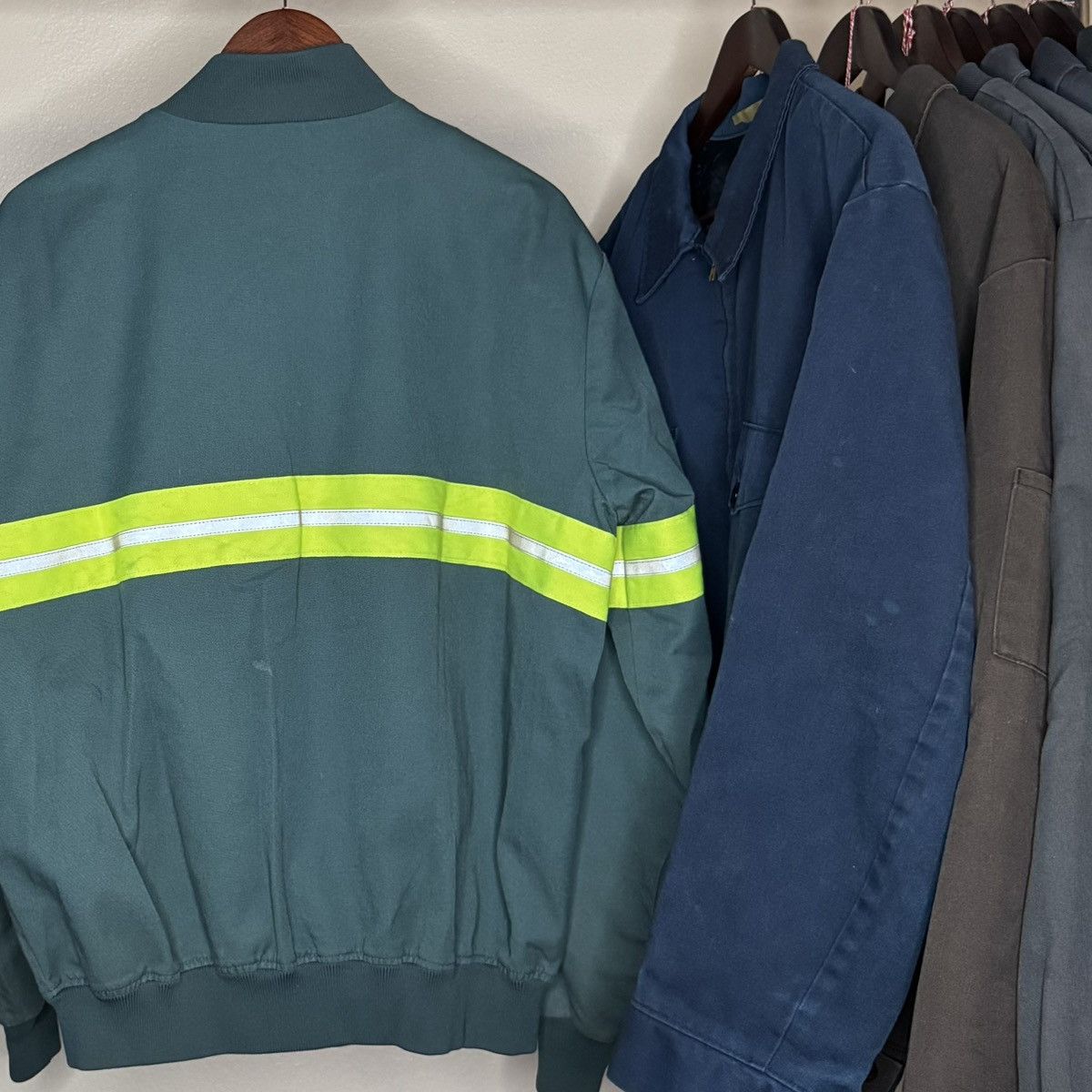 Big Mac thrashed faded distressed 90s reflective mechanic bomber Size US XL / EU 56 / 4 - 2 Thumbnail
