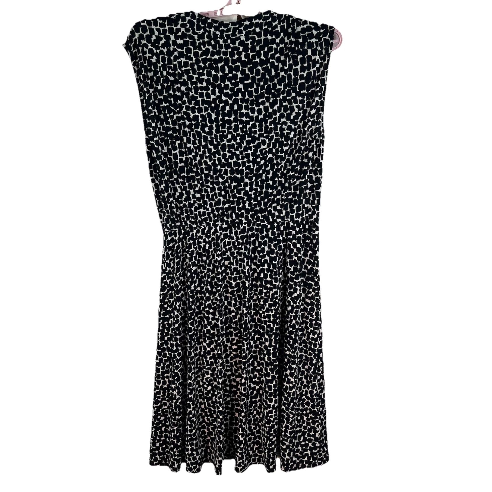 Bcbgmaxazria BCBG Maxazaria Animal Print Wrap Open Dress Women’s M Black-And-White NWT Size M / US 6-8 / IT 42-44 - 2 Thumbnail