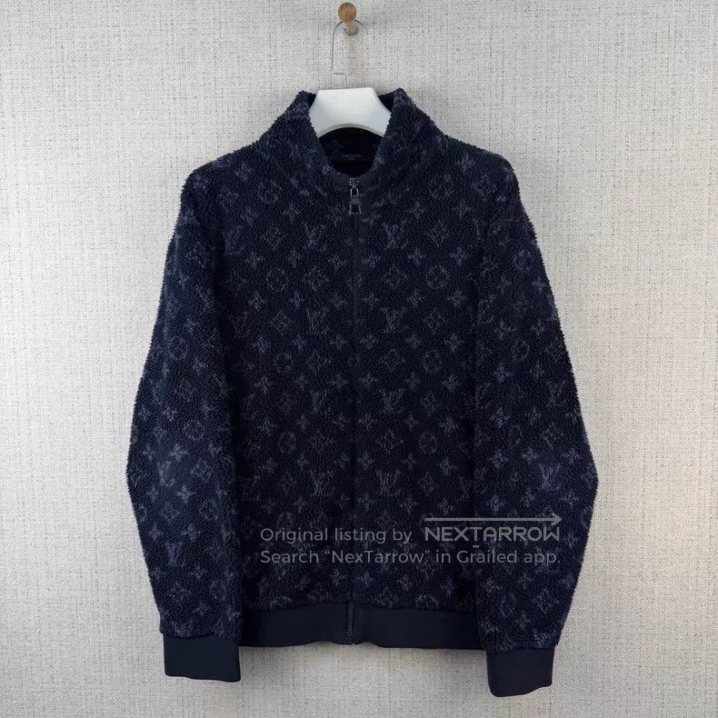 Louis Vuitton Louis Vuitton Monogram full-print jacquard polar fleece ja Size US XXL / EU 58 / 5 - 1 Thumbnail