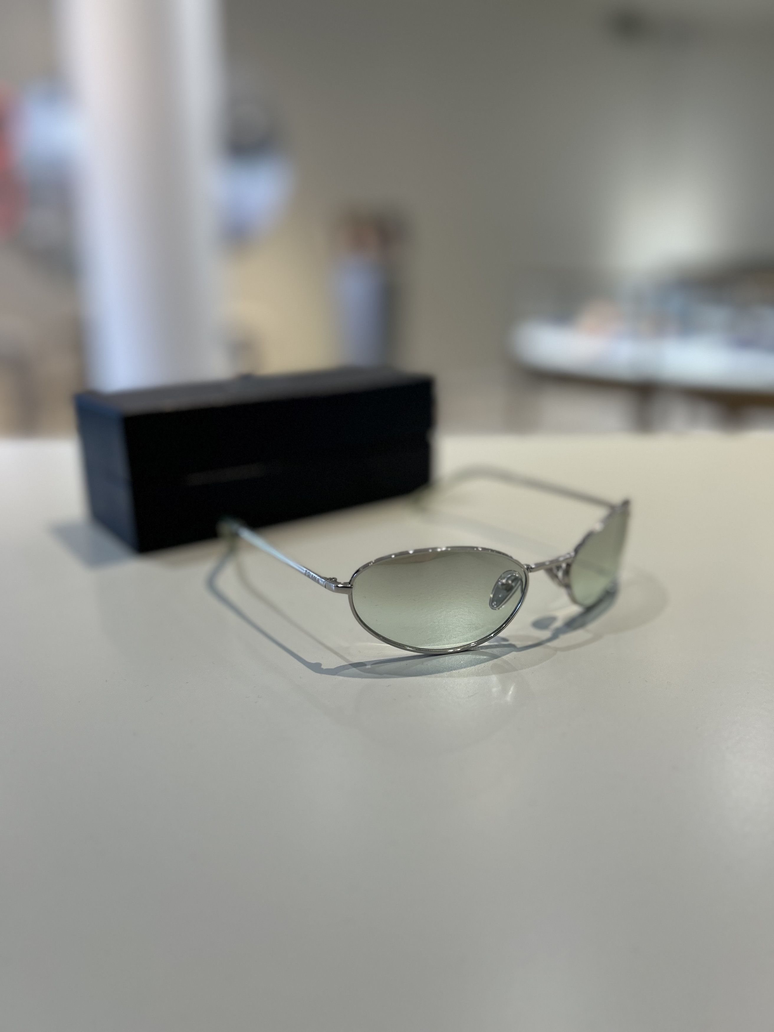 Prada Prada Oval Sunglasses Size ONE SIZE - 1 Thumbnail