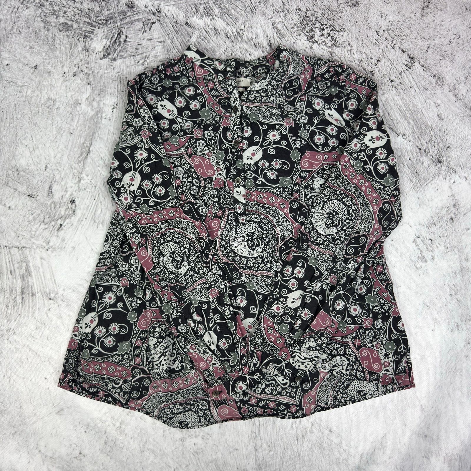 Isabel Marant Isabel Marant Étoile Maria Women Multicolor Cotton Blouse 38 Size XS / US 0-2 / IT 36-38 - 2 Thumbnail
