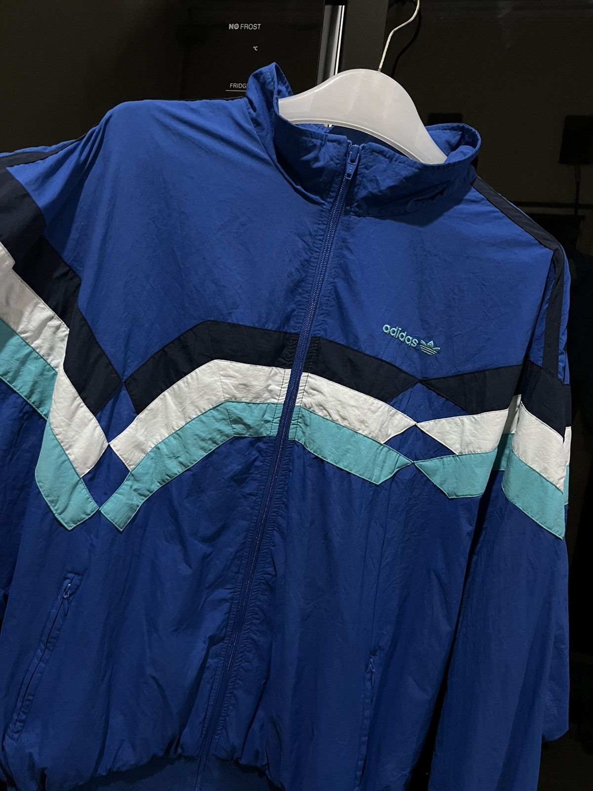 Adidas Vintage 90s Adidas Bloke Core Tracktop Jacket Size US L / EU 52-54 / 3 - 3 Thumbnail