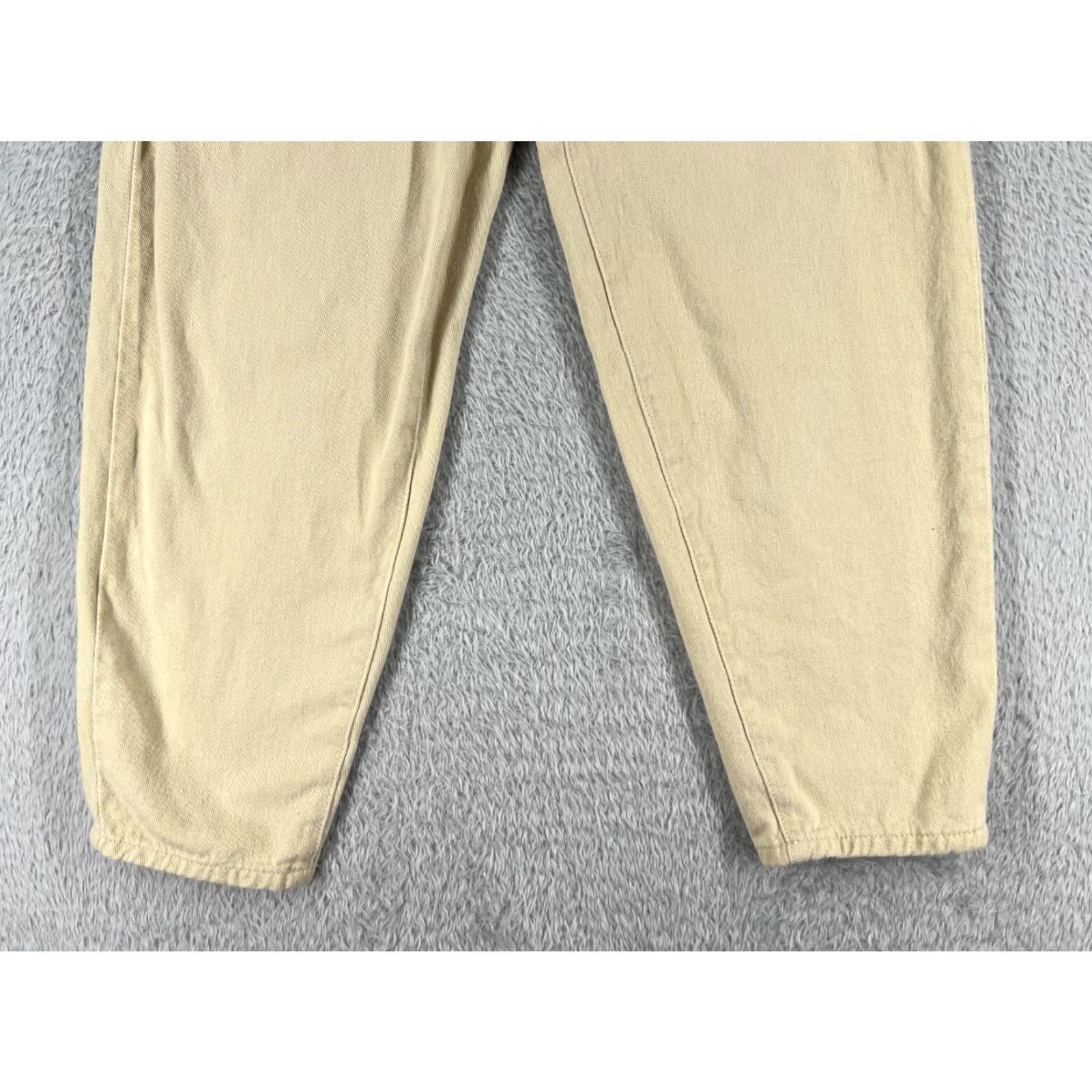 Shein Shein Pants Jeans Womens 26 Yellow Denim Tapered Pleated Cotton Poly Blend 26x26 Womens Size 26" / US 2 / IT 38 - 2 Thumbnail