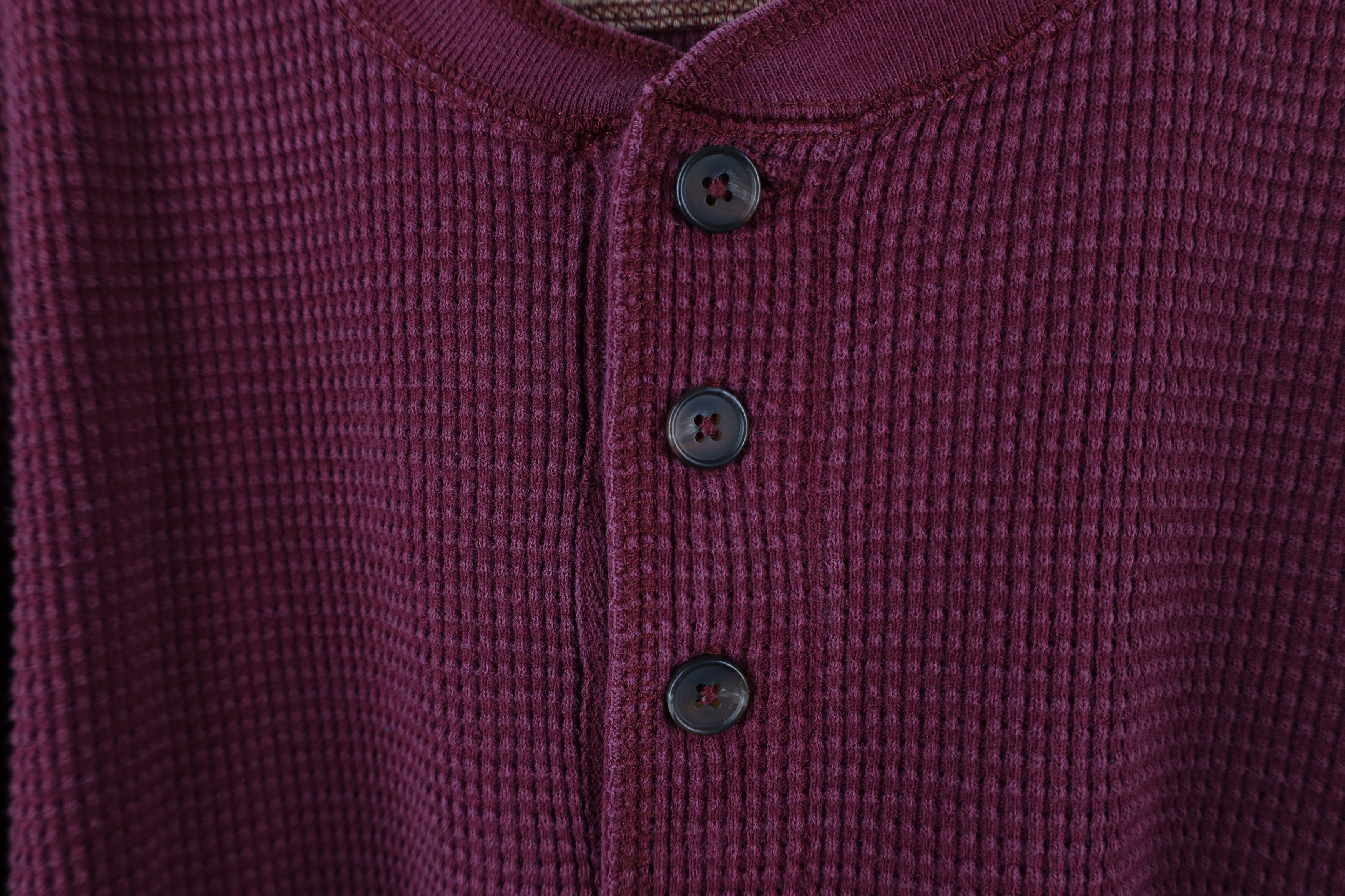 Eddie Bauer × Vintage Vintage 90s Eddie Bauer Knit Long Sleeve Henley T-Shirt Size US XXL / EU 58 / 5 - 4 Thumbnail