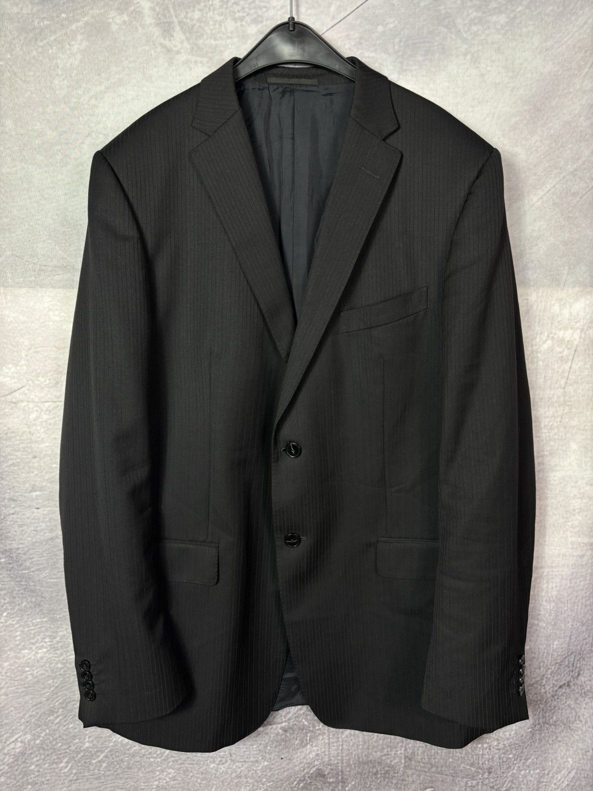 Z Zegna Z Zegna Wool Stripped Blazer Size 54L - 3 Thumbnail
