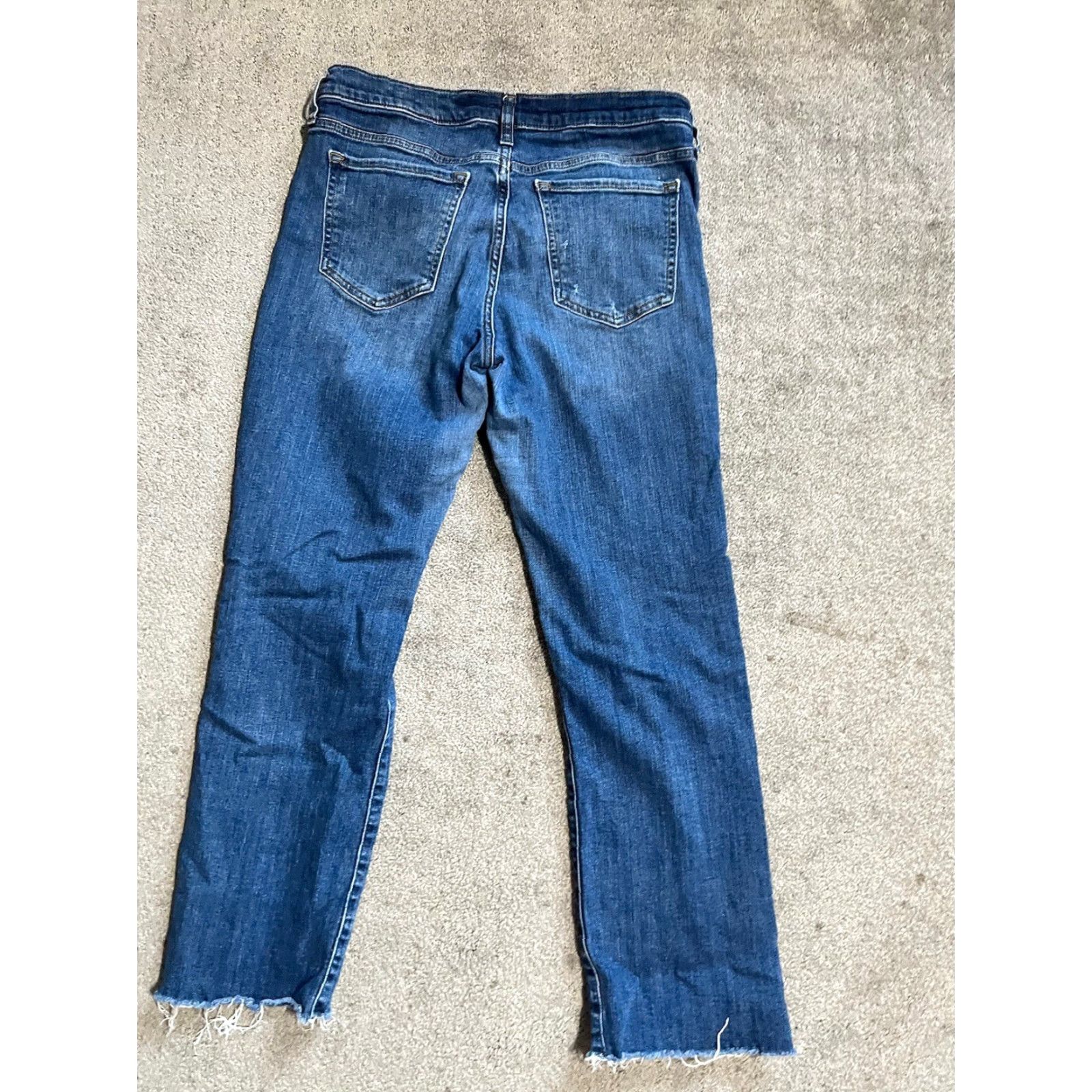 Banana Republic Banana Republic Jeans Womens 29 Blue Girlfriend Distressed Jeans Size 29" - 3 Thumbnail