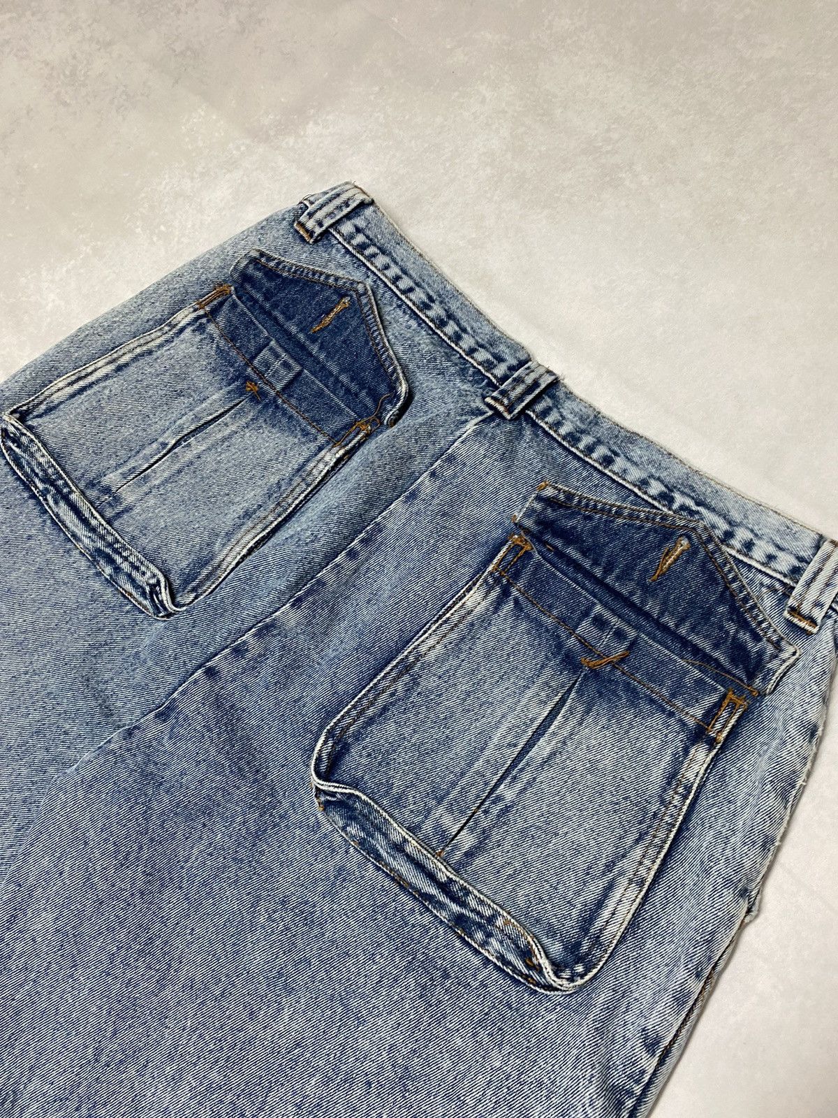 Japanese Brand × Vintage Crazy Vintage Texx Streetwear Y2K 2000’s Cargo Jeans (34x26) Size US 36 / EU 52 - 7 Thumbnail