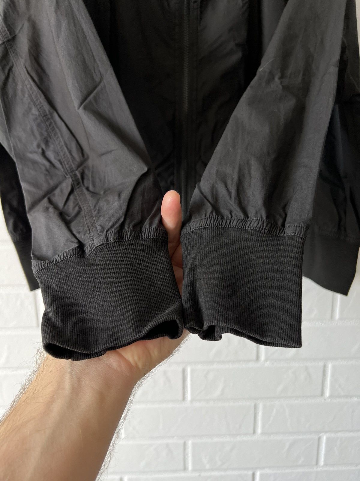 Rundholz Rundholz Lightweight Bomber Jacket Cotton Blend Black Size L Size L / US 10 / IT 46 - 10 Thumbnail
