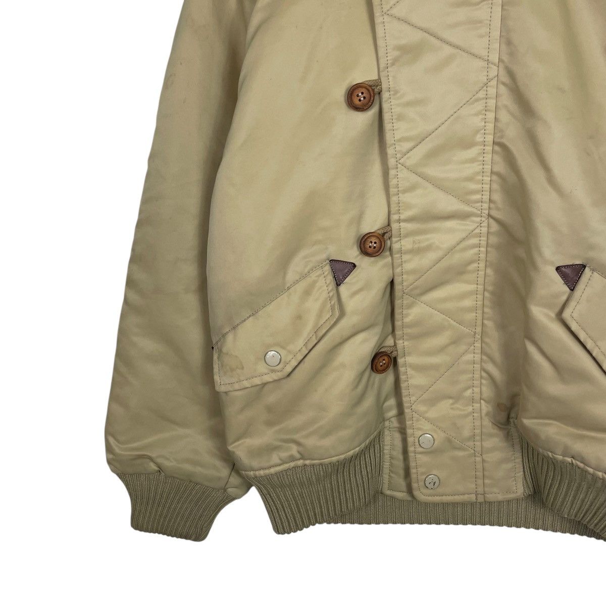 Wrangler Vintage 80s Wrangler Rapid Train N2B Sherpa Lined Jacket Size US M / EU 48-50 / 2 - 3 Thumbnail