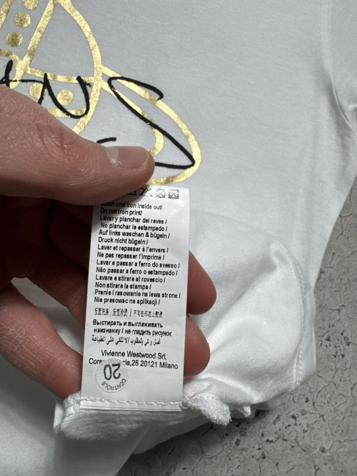 Vivienne Westwood Vivienne Westwood Anglomania Big Logo White T-Shirt Women’s Size M / US 6-8 / IT 42-44 - 9 Thumbnail
