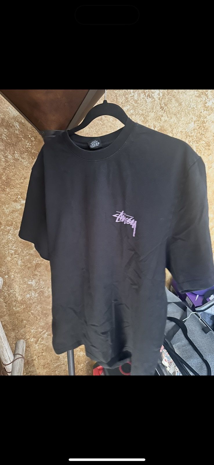 Supreme Black and Stussy Black T shirts included