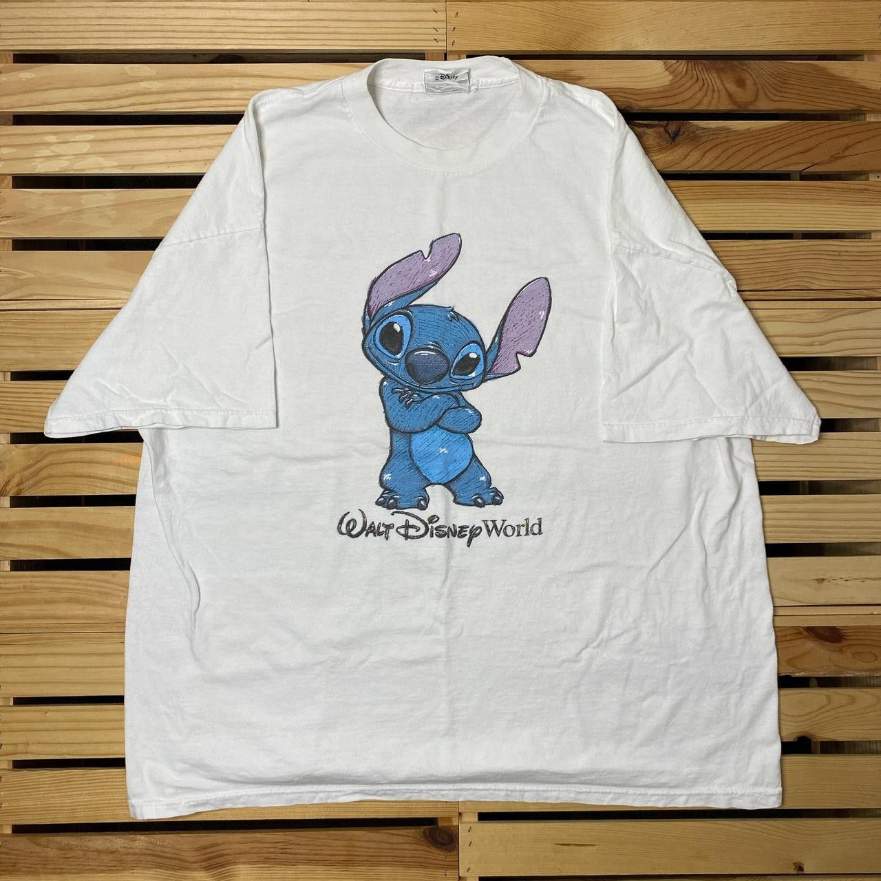 Disney Vintage Disney's Lilo & Stitch White Cartoon Tee Size 2XL Size US XXL / EU 58 / 5 - 1 Thumbnail