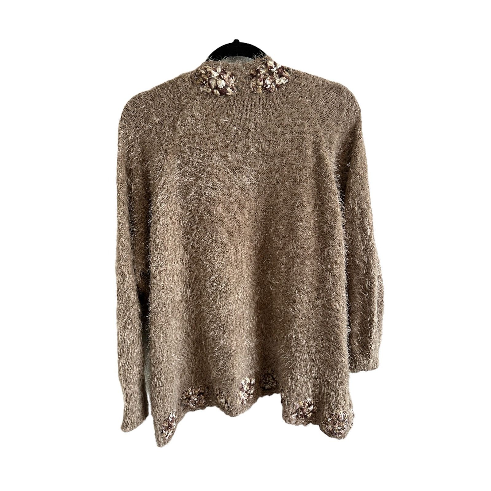 Other Easel Womens Small/Medium Long Sleeve Brown Knitted Cardigan Size S / US 4 / IT 40 - 7 Thumbnail