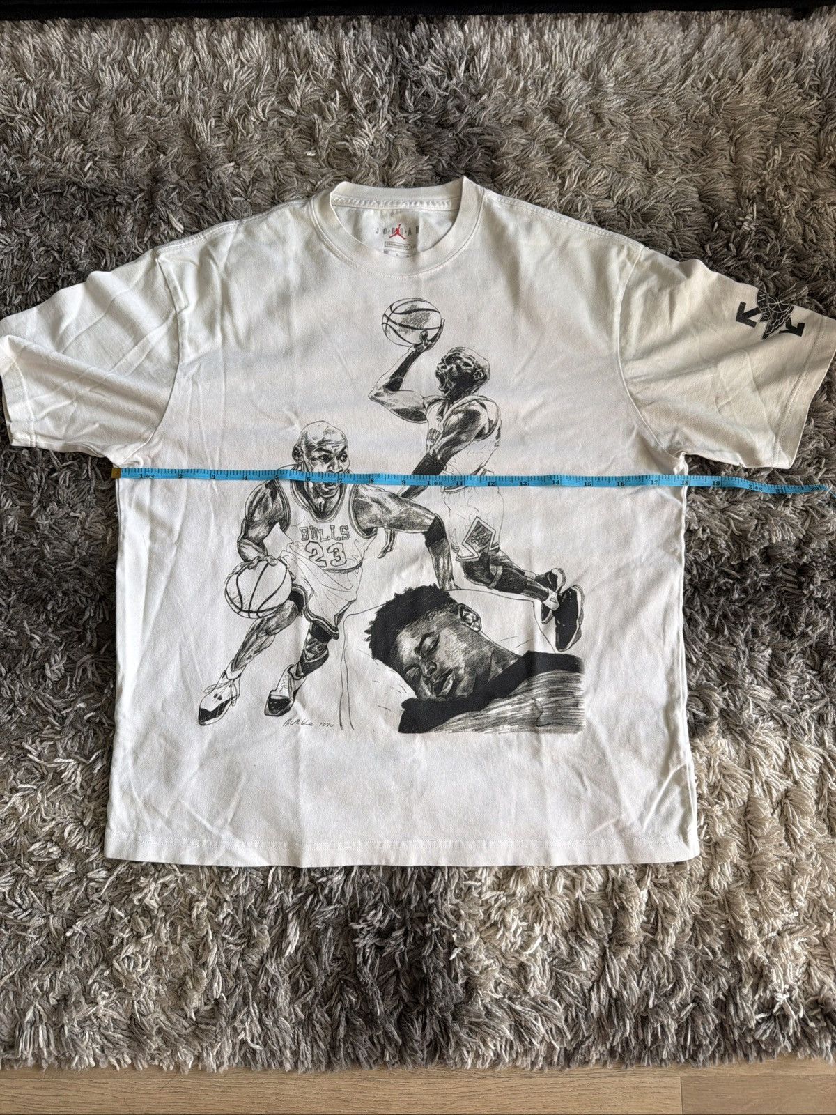 Jordan Brand Off-White x Jordan ‘White Tee’ S/S ‘21 Size US L / EU 52-54 / 3 - 6 Thumbnail