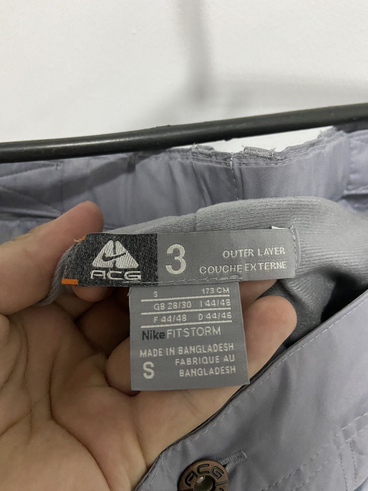 Nike ACG × Vintage Nike ACG Ski Pants Logo Vintage Gorpcore style Size US 30 / EU 46 - 7 Thumbnail