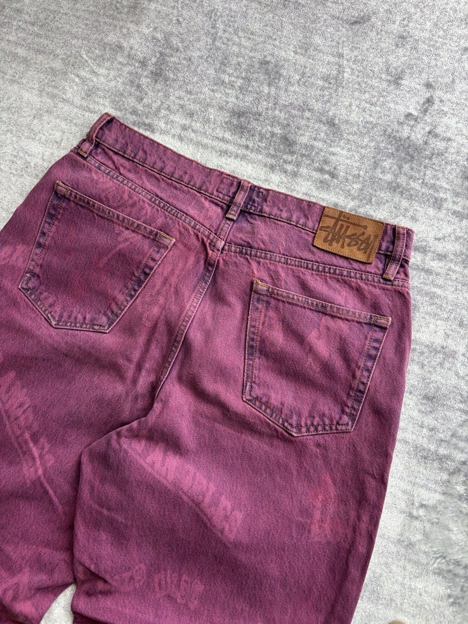 Stussy Stussy Worldwide Big Ol Jeans Magenta Purple sz 32 Size US 32 / EU 48 - 5 Thumbnail