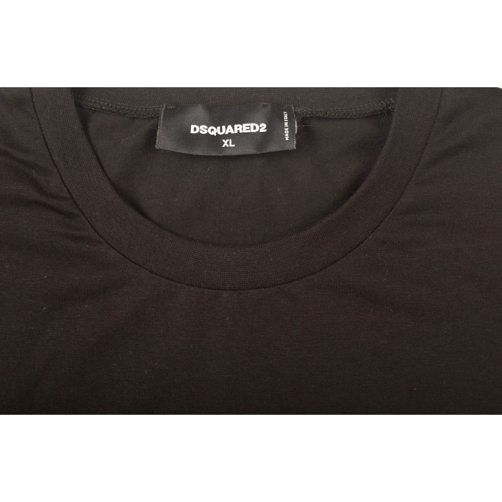 Dsquared2 Dsquared2 Logo Print T-Shirt S79GC0044 S23009 Big Logo TShirt Tee XL Black Logo Men XL Size US XL / EU 56 / 4 - 4 Thumbnail