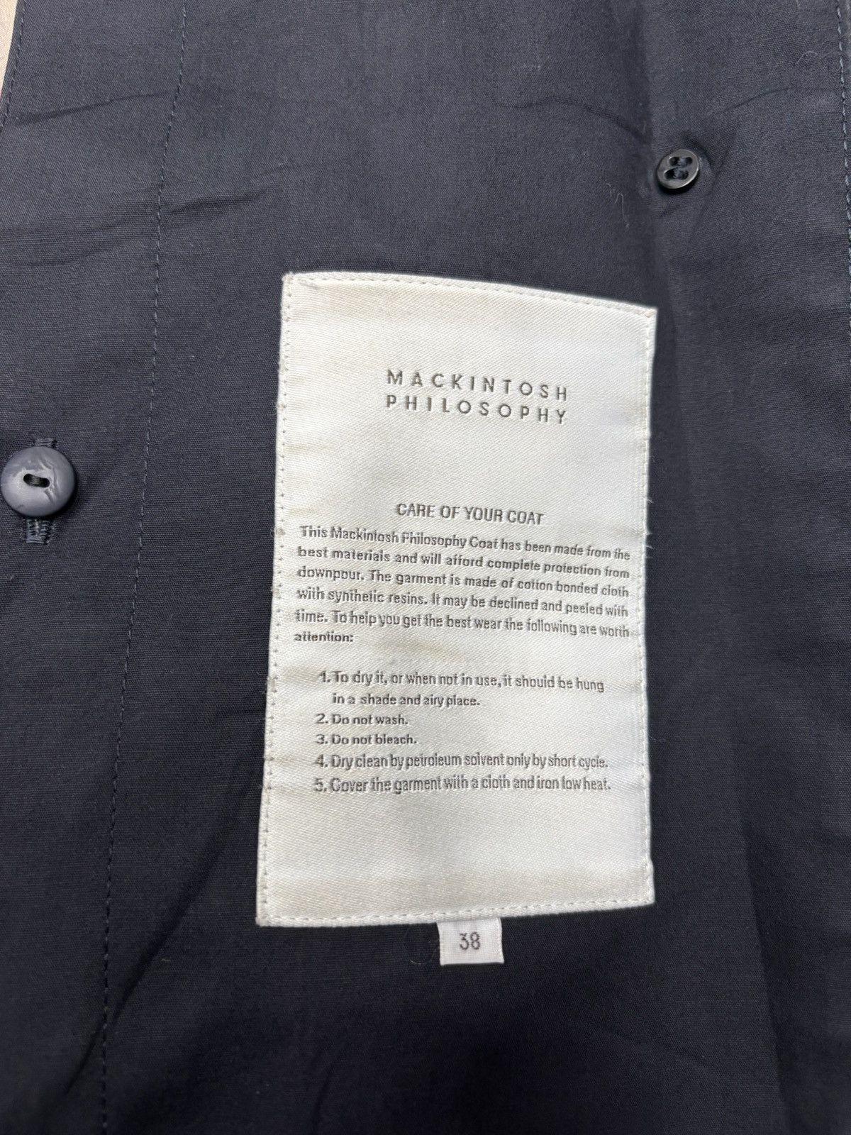 Junya Watanabe × Mackintosh 🔥VINTAGE MACKINTOSH PHILOSOPHY OVERCOAT JACKET Size US M / EU 48-50 / 2 - 13 Thumbnail