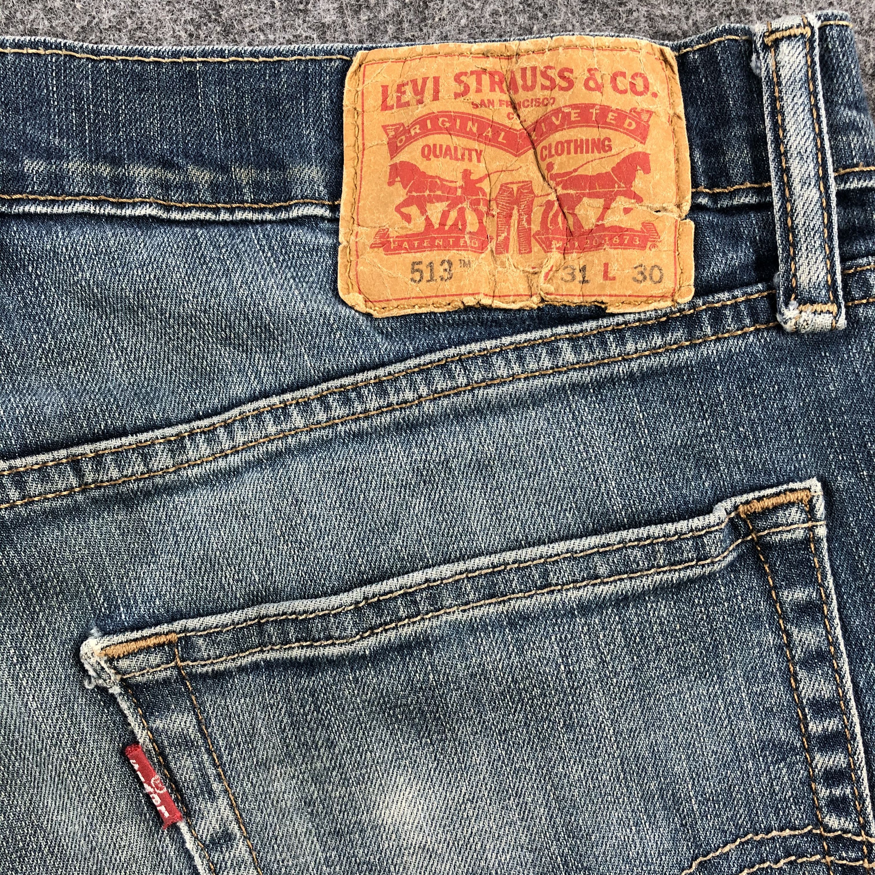 Levi's × Vintage Vintage Blue Wash Levis 513 Jeans-JM1882 Size US 32 / EU 48 - 5 Thumbnail