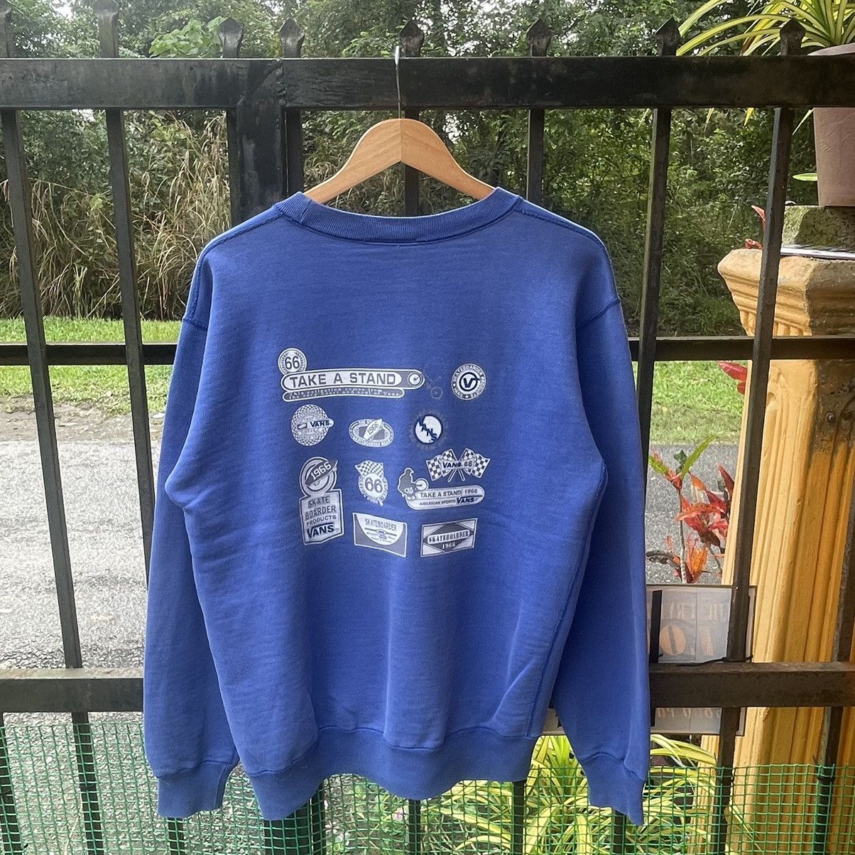 🔥Vintage 90s VANS Skateboard Multiple Logo Sweatshirts