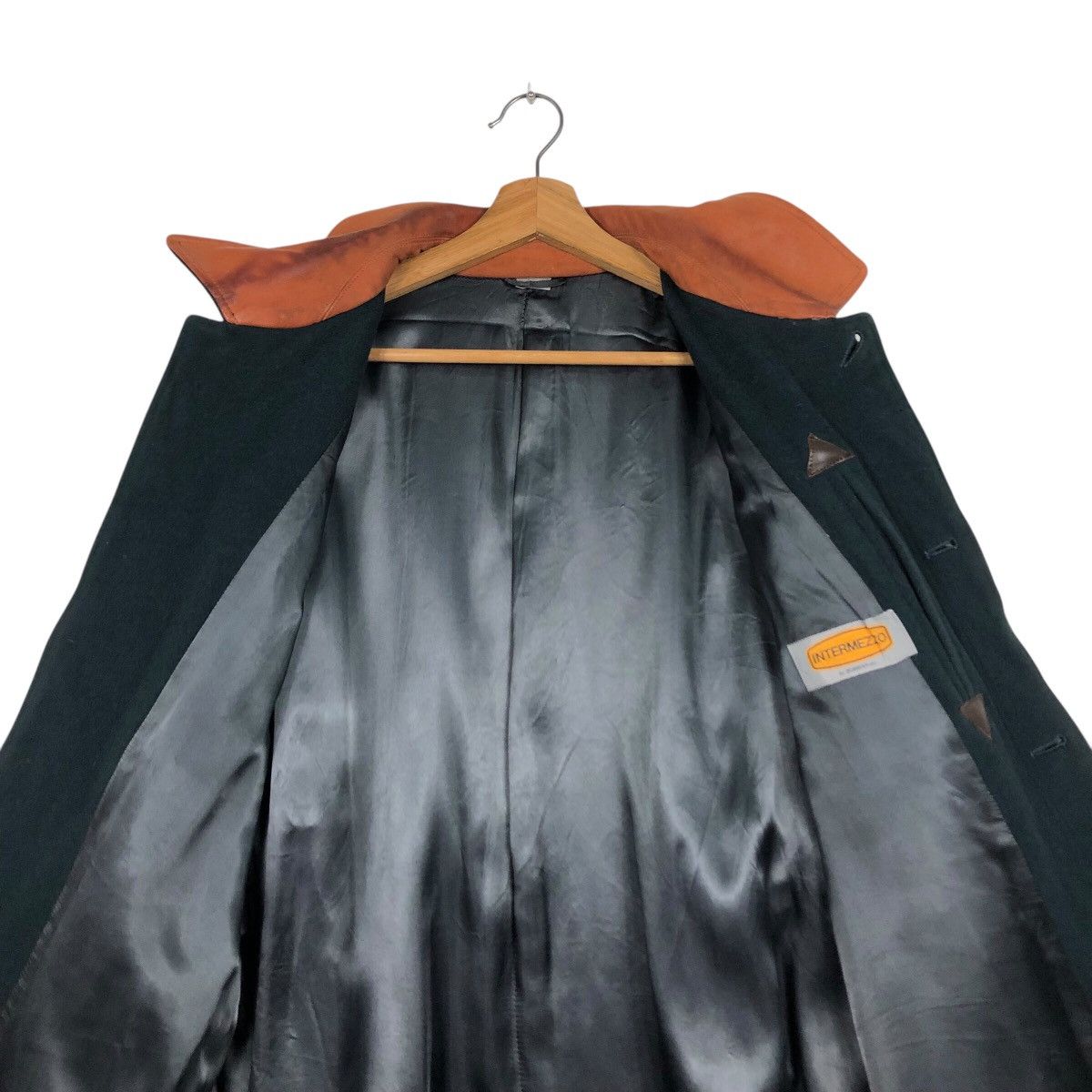 Issey Miyake 📌Vintage Chore Jacket Intermezzo Japan Leather Collar Size US L / EU 52-54 / 3 - 15 Thumbnail